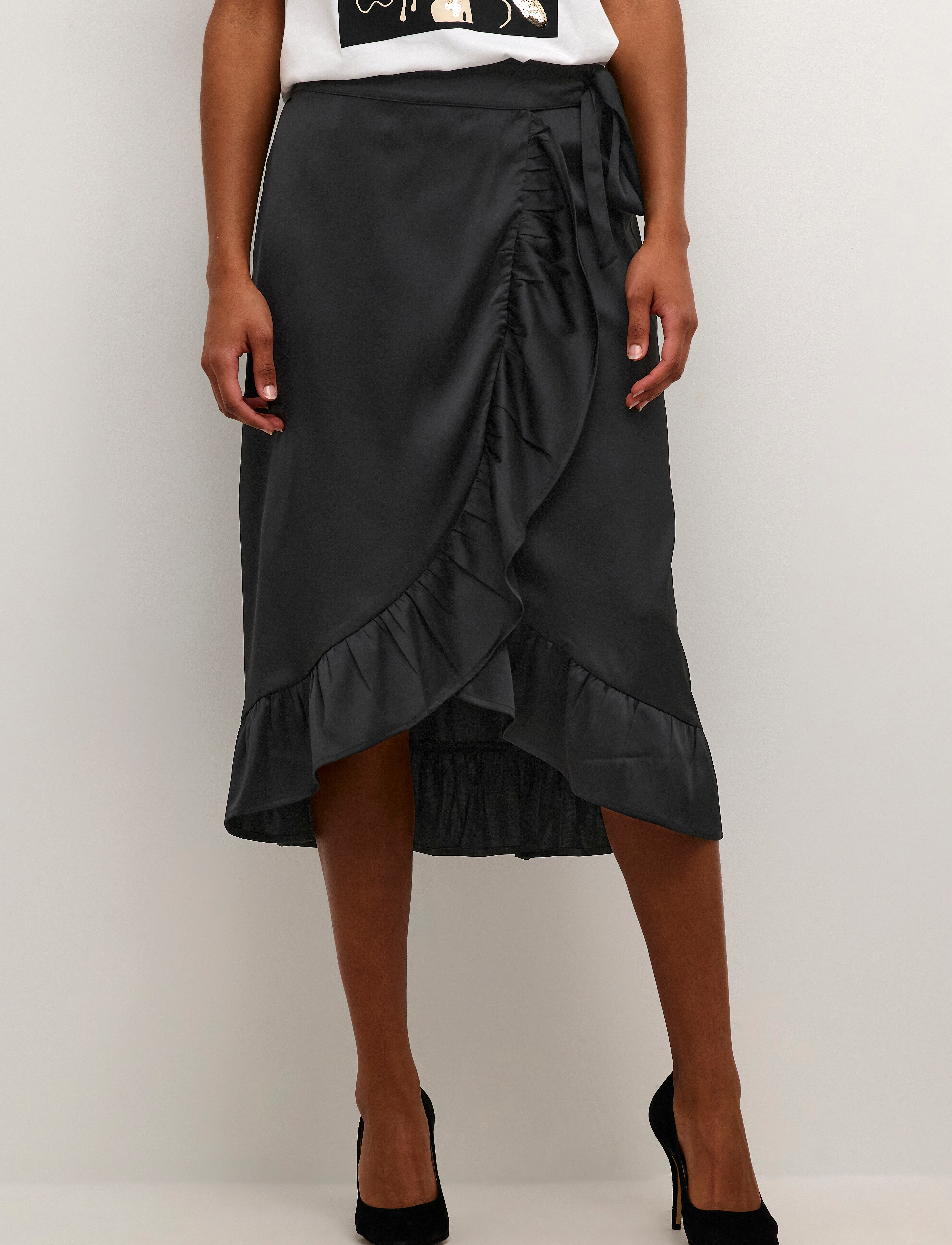 Kaffe - KAsinda Skirt - black deep - 4
