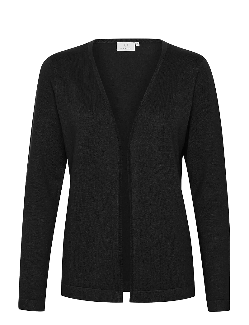 Kaffe - KAfenia Astrid Cardigan - koftor - black deep - 1