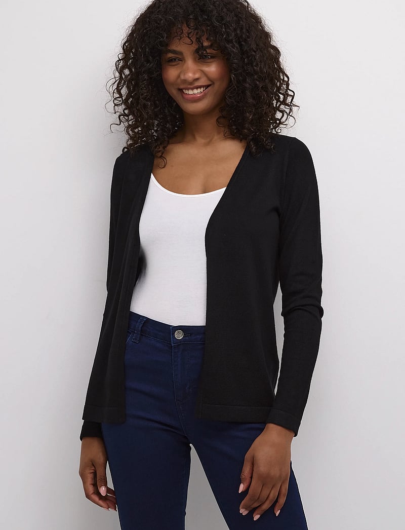 Kaffe - KAfenia Astrid Cardigan - koftor - black deep - 0