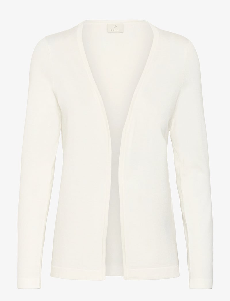 Kaffe - KAfenia Astrid Cardigan - koftor - chalk - 1