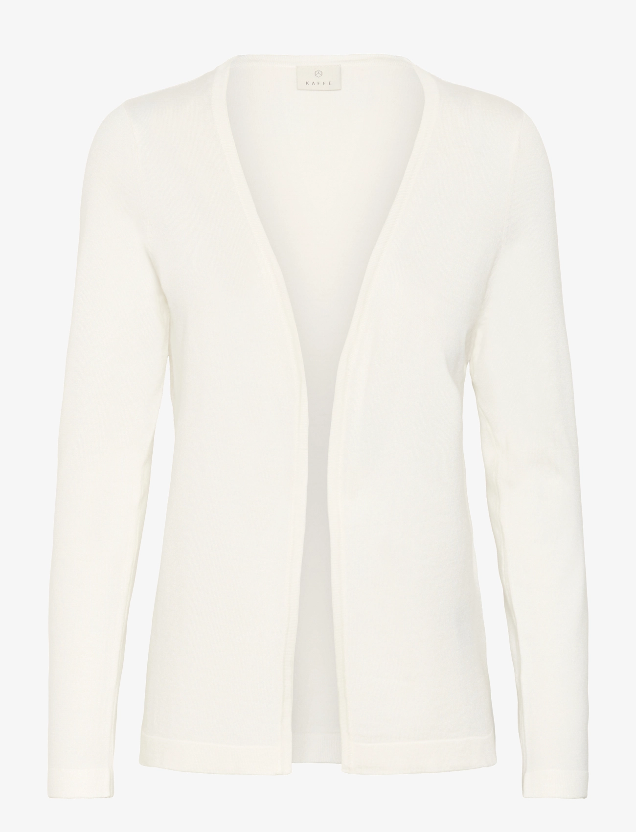 Kaffe KAfenia Astrid Cardigan - Transitional Layering - CHALK / white