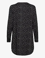 Kaffe - KAmarana Shirt Dress - skjortklänningar - black / chalk dots - 1