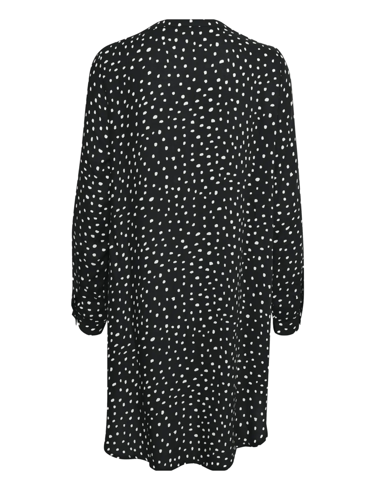 Kaffe - KAmarana Shirt Dress - skjortekjoler - black / chalk dots - 2