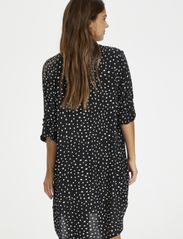 Kaffe - KAmarana Shirt Dress - skjortklänningar - black / chalk dots - 4