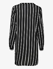 Kaffe - KAmarana Shirt Dress - shirt dresses - black / chalk stripe - 1