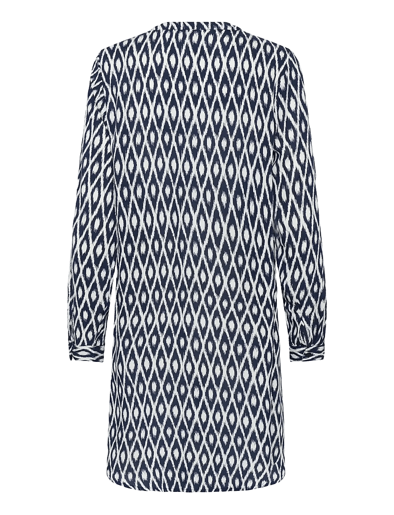 Kaffe - KAmarana Shirt Dress - paitamekot - midnight chalk graphic - 2