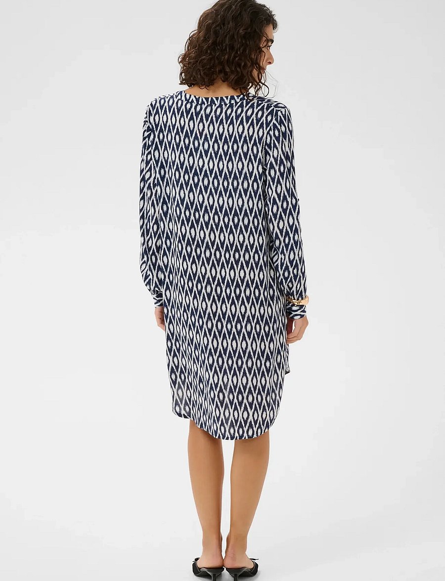 Kaffe - KAmarana Shirt Dress - hemdkleider - midnight chalk graphic - 4