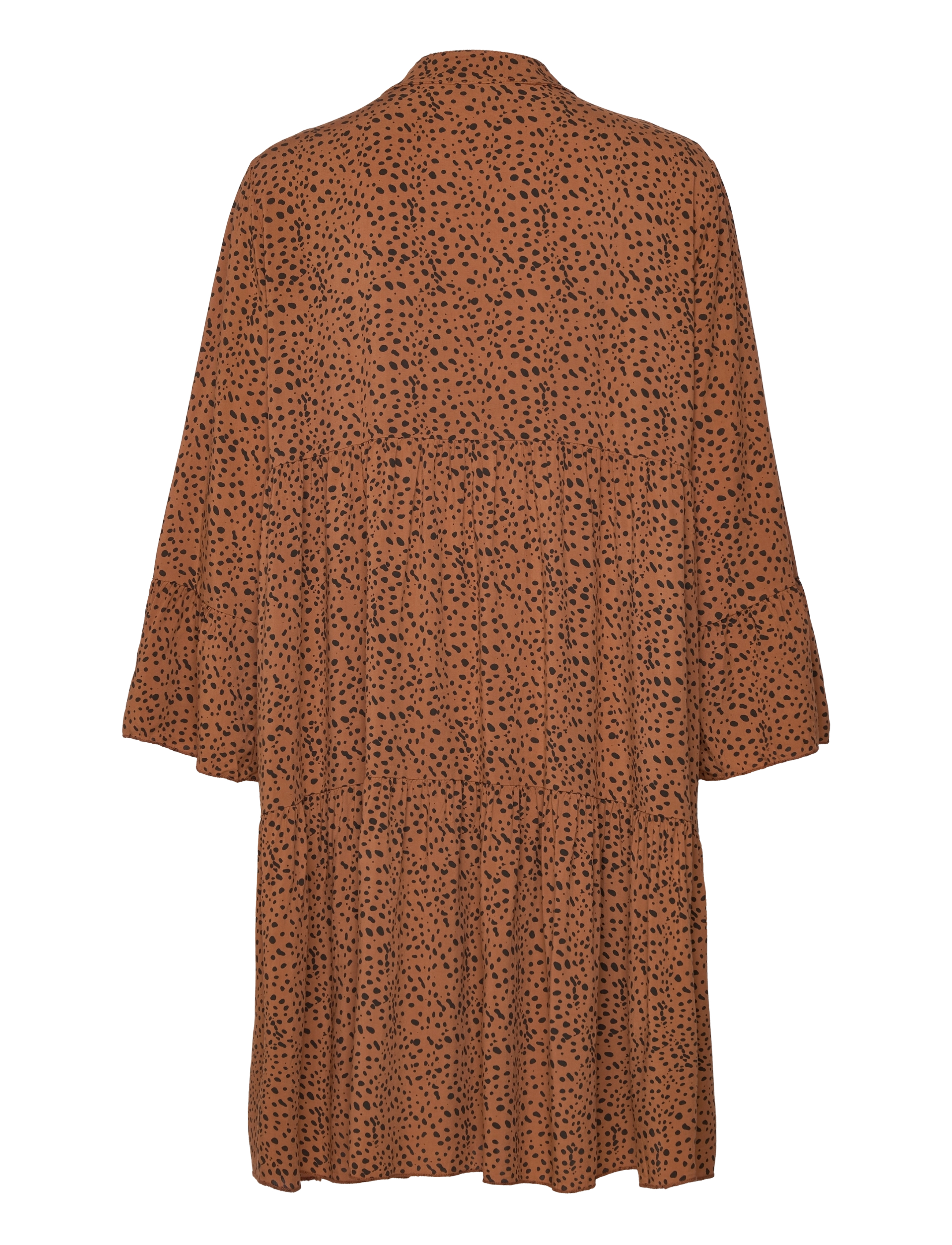 Kaffe - KAregina Dress - brown/black animal dot - 1