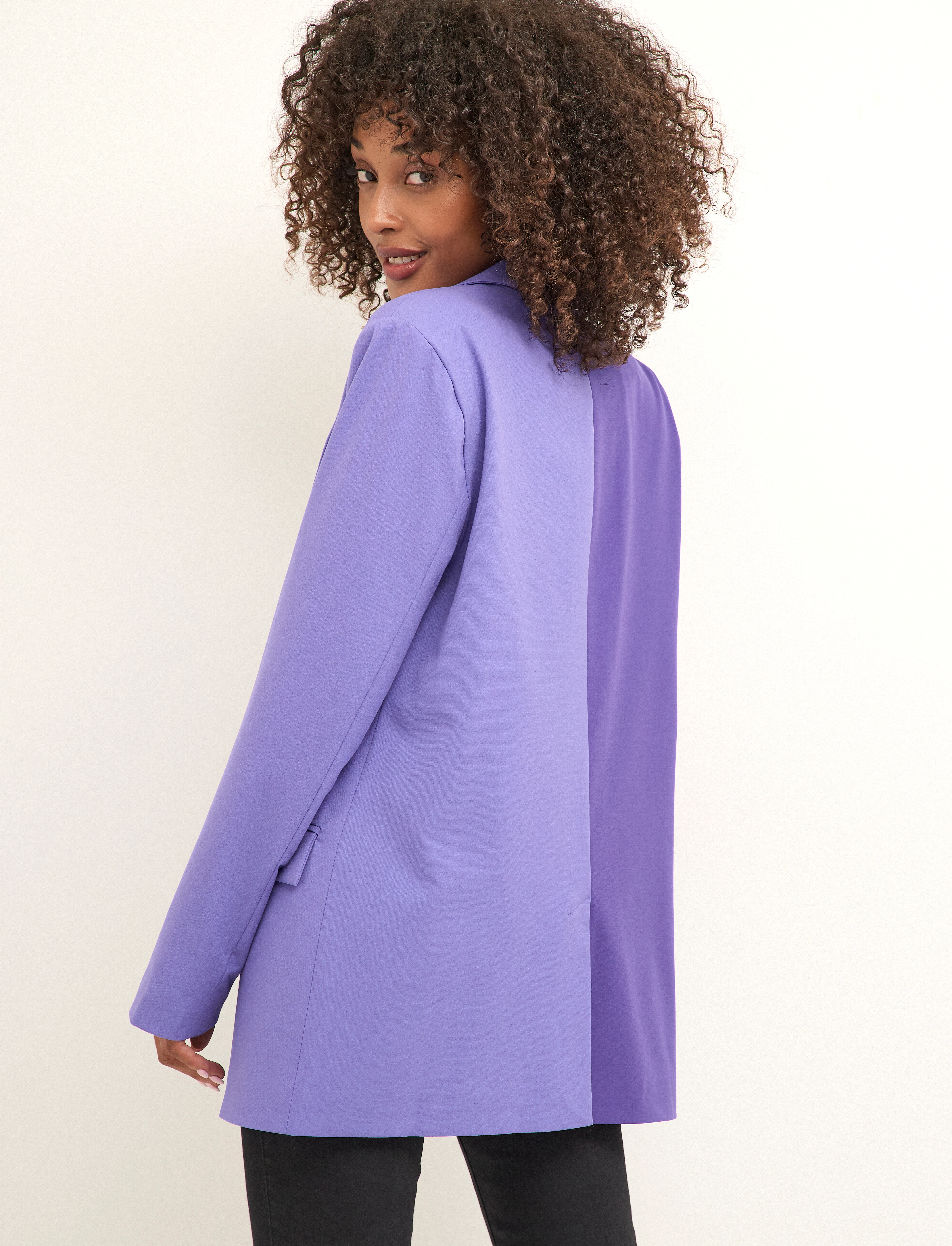 Kaffe - KAcolette Block Blazer - deep blue/light purple - 4