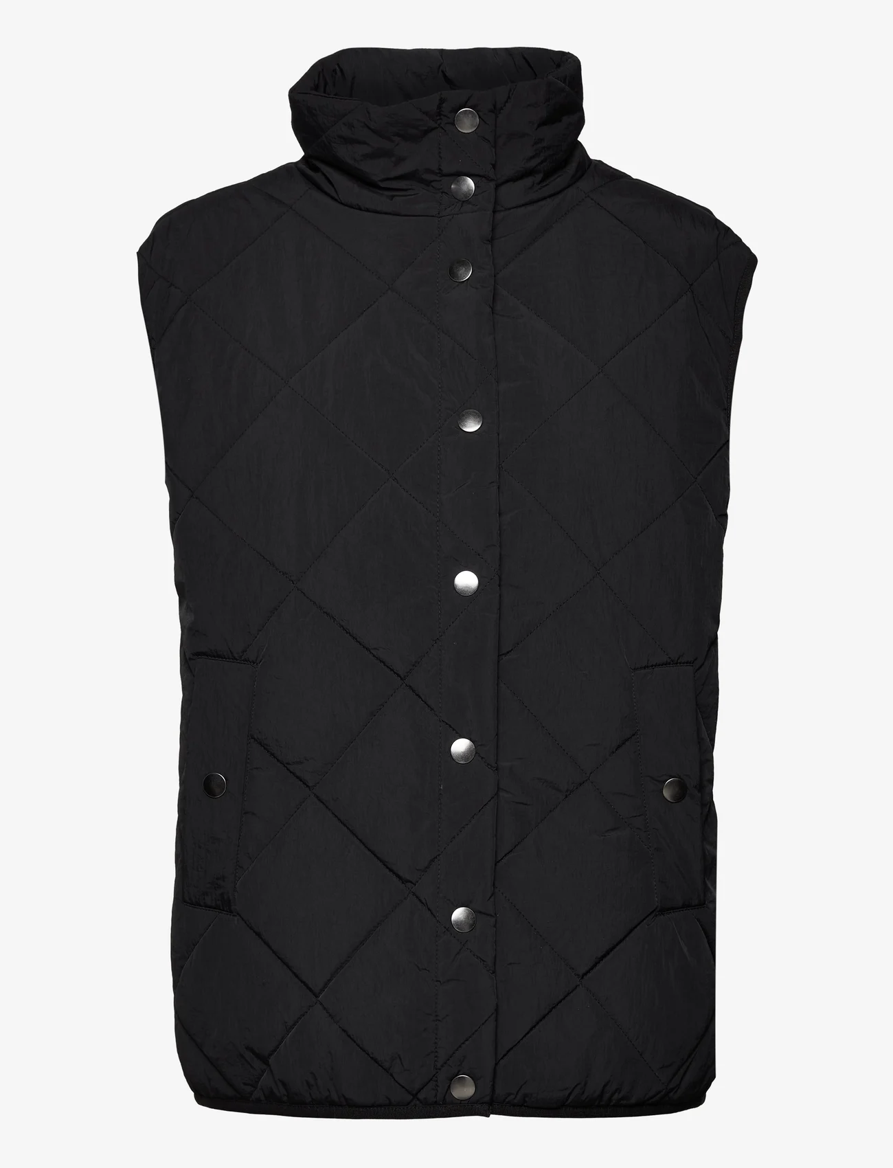 Kaffe - KAvia Waistcoat - quilted vests - black deep - 0