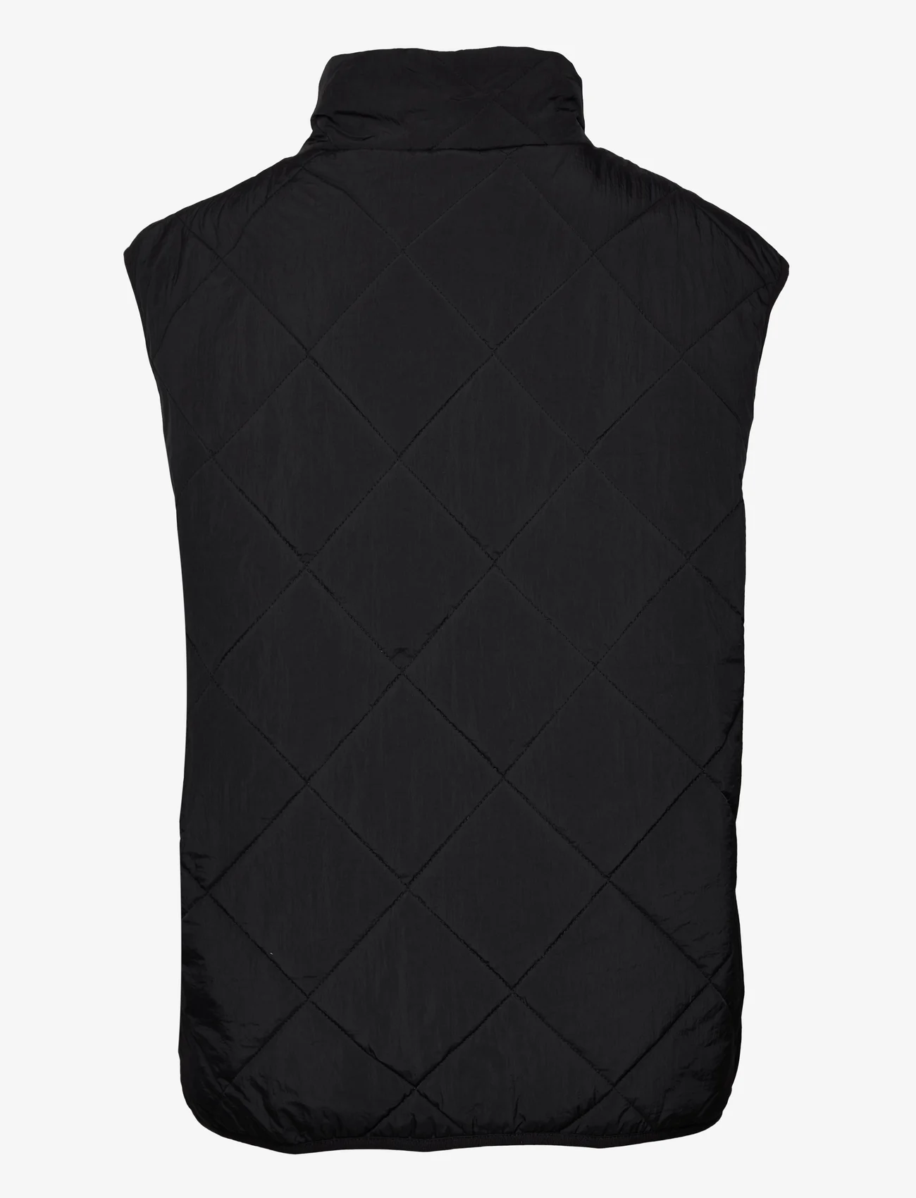 Kaffe - KAvia Waistcoat - quilted vests - black deep - 1