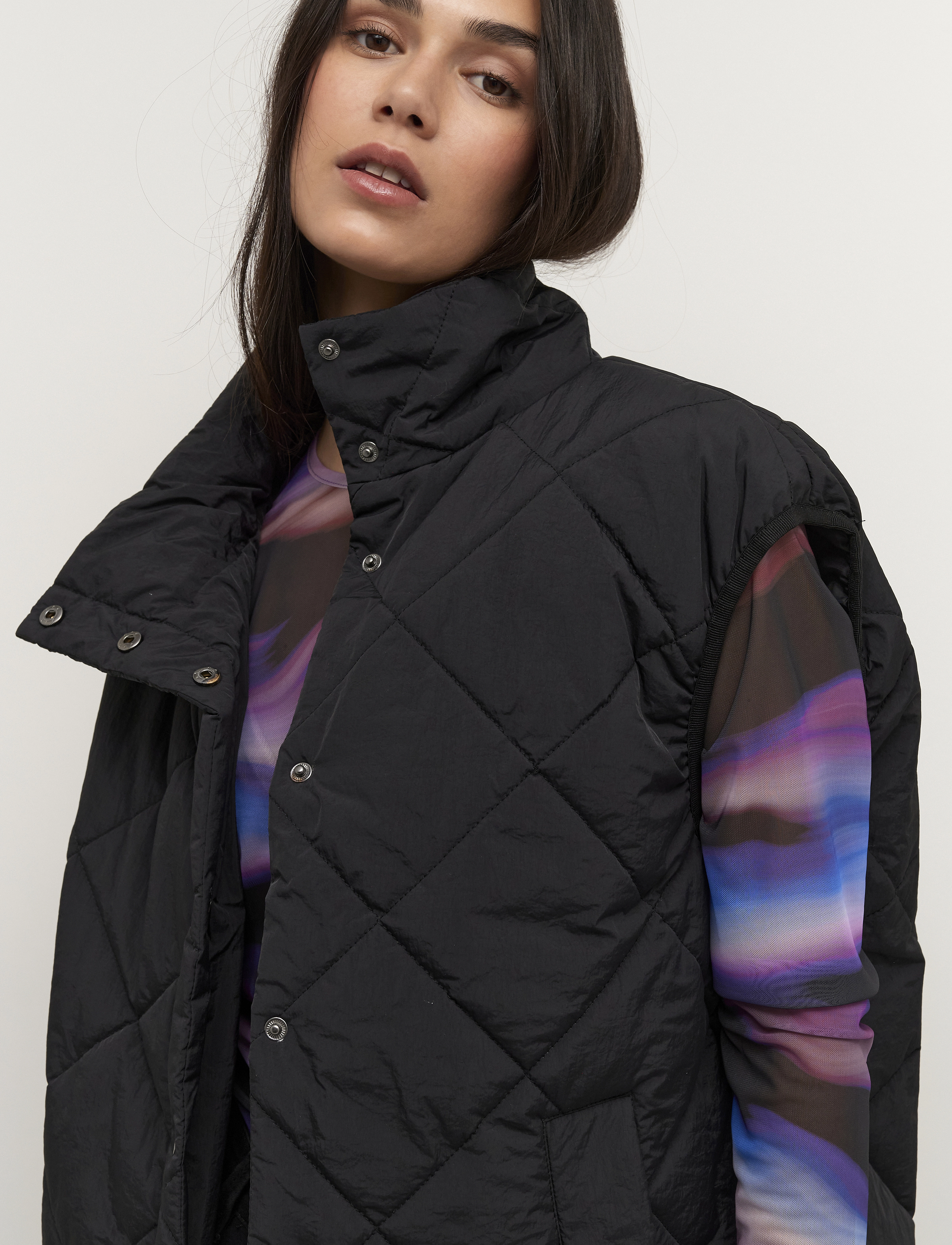 Kaffe - KAvia Waistcoat - black deep - 5