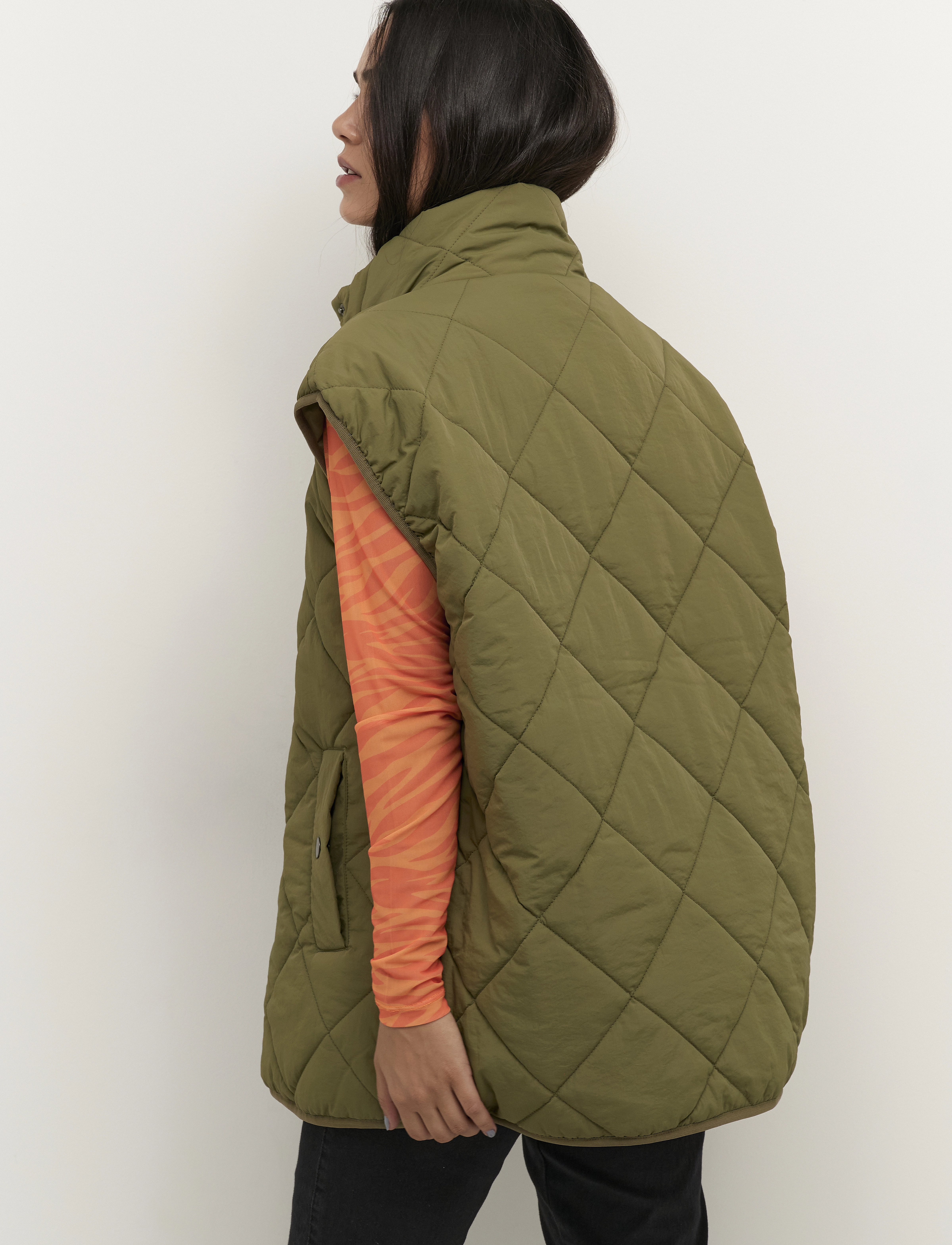 Kaffe - KAvia Waistcoat - grape leaf - 4