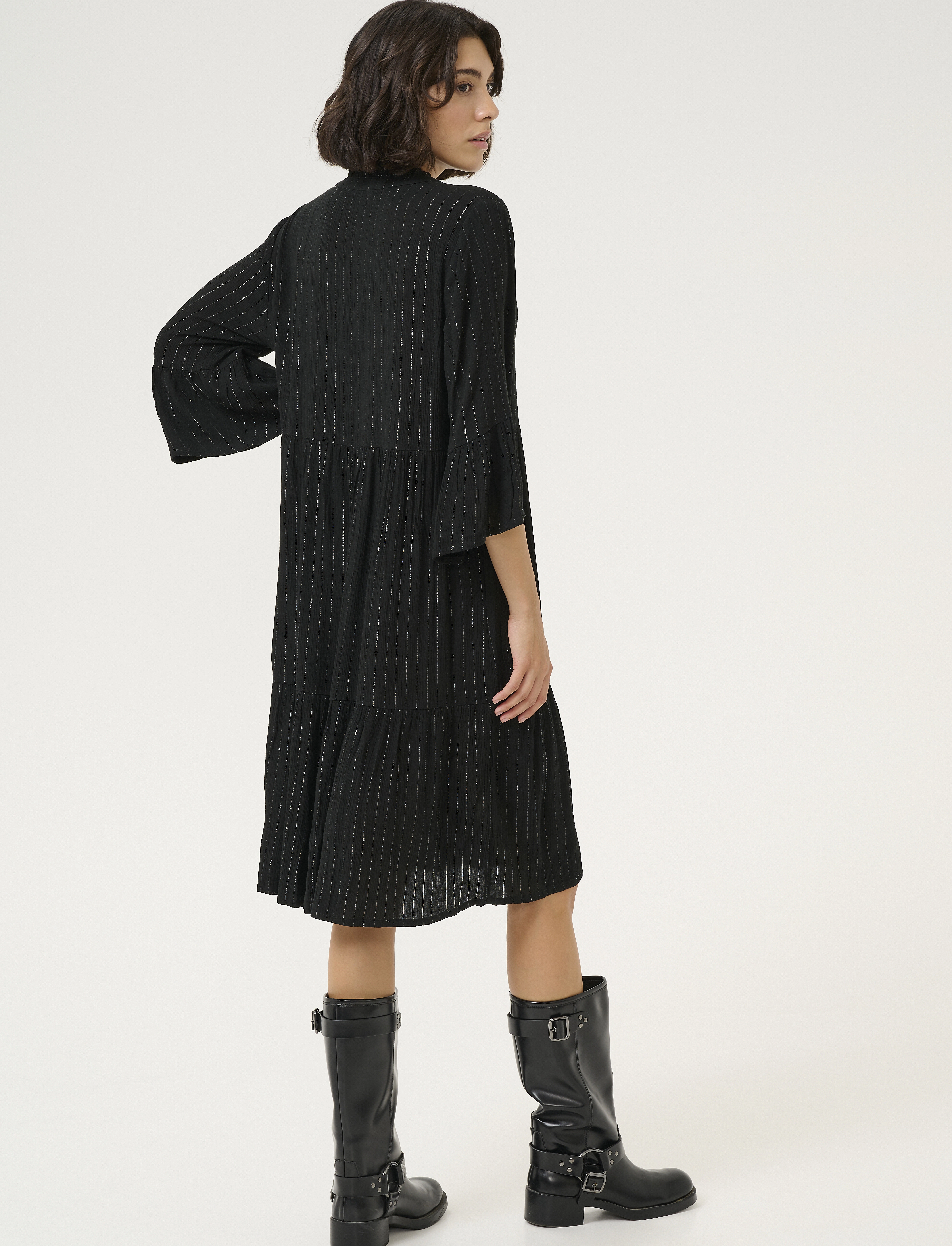 Kaffe - KAliv Dress - midikleider - black deep - 3