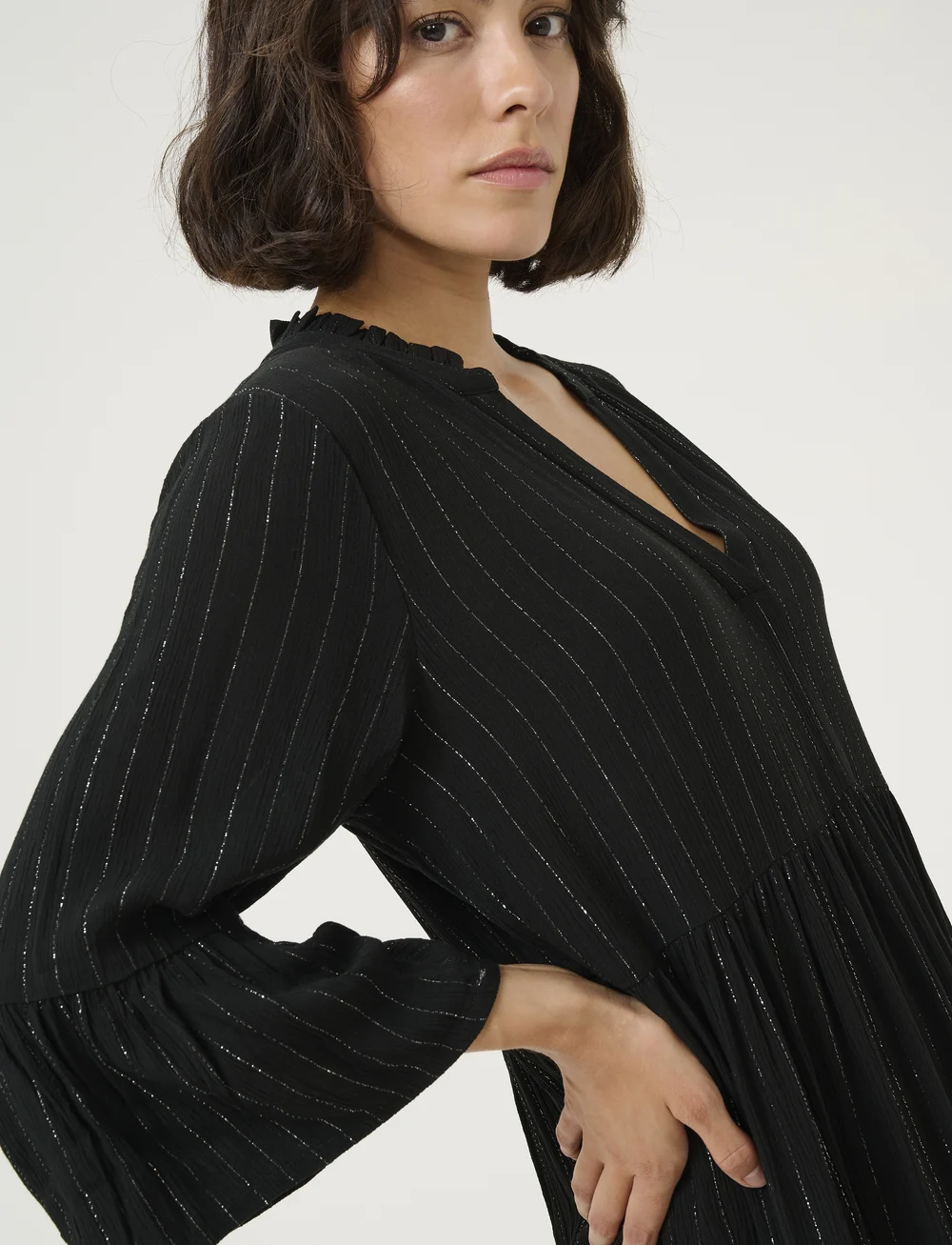 Kaffe - KAliv Dress - midi kjoler - black deep - 4