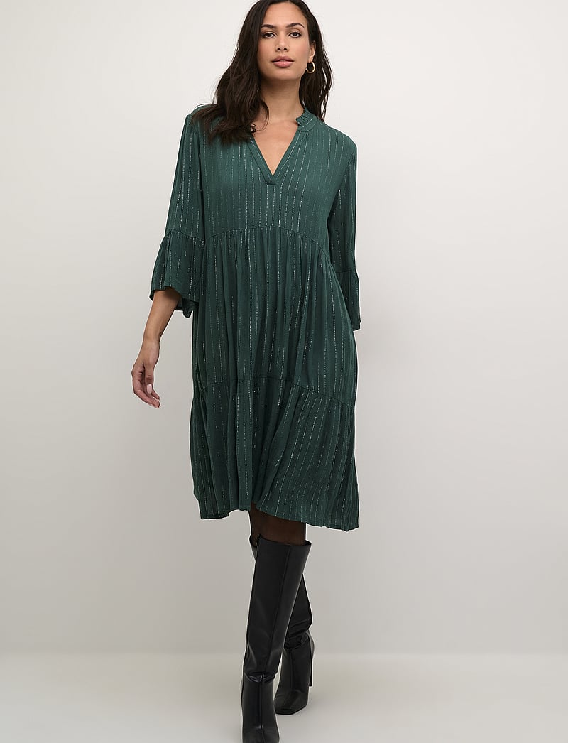 Kaffe - KAliv Dress - midiklänningar - garden topiary - 3