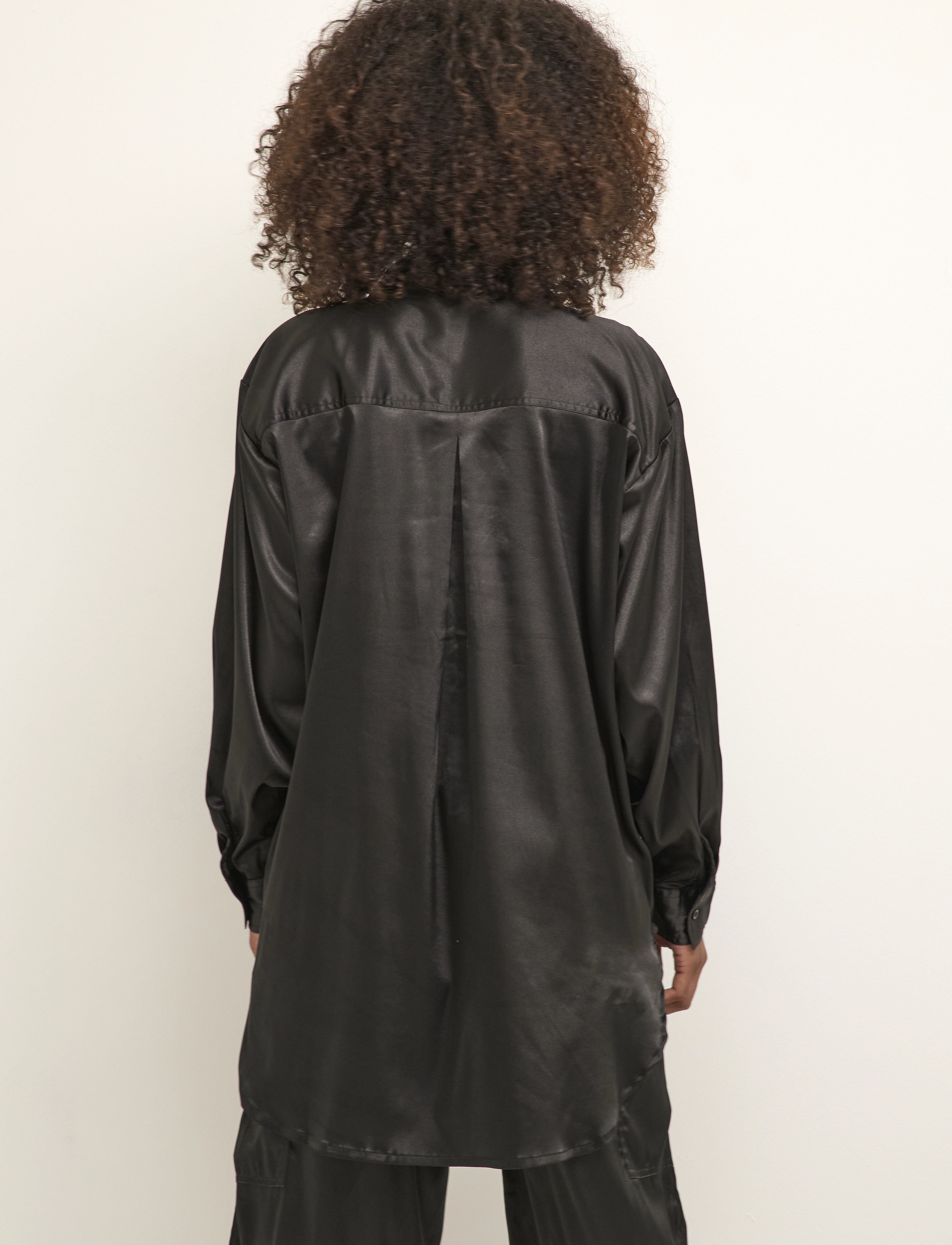 Kaffe - KAsally Shirt - long-sleeved shirts - black deep - 4
