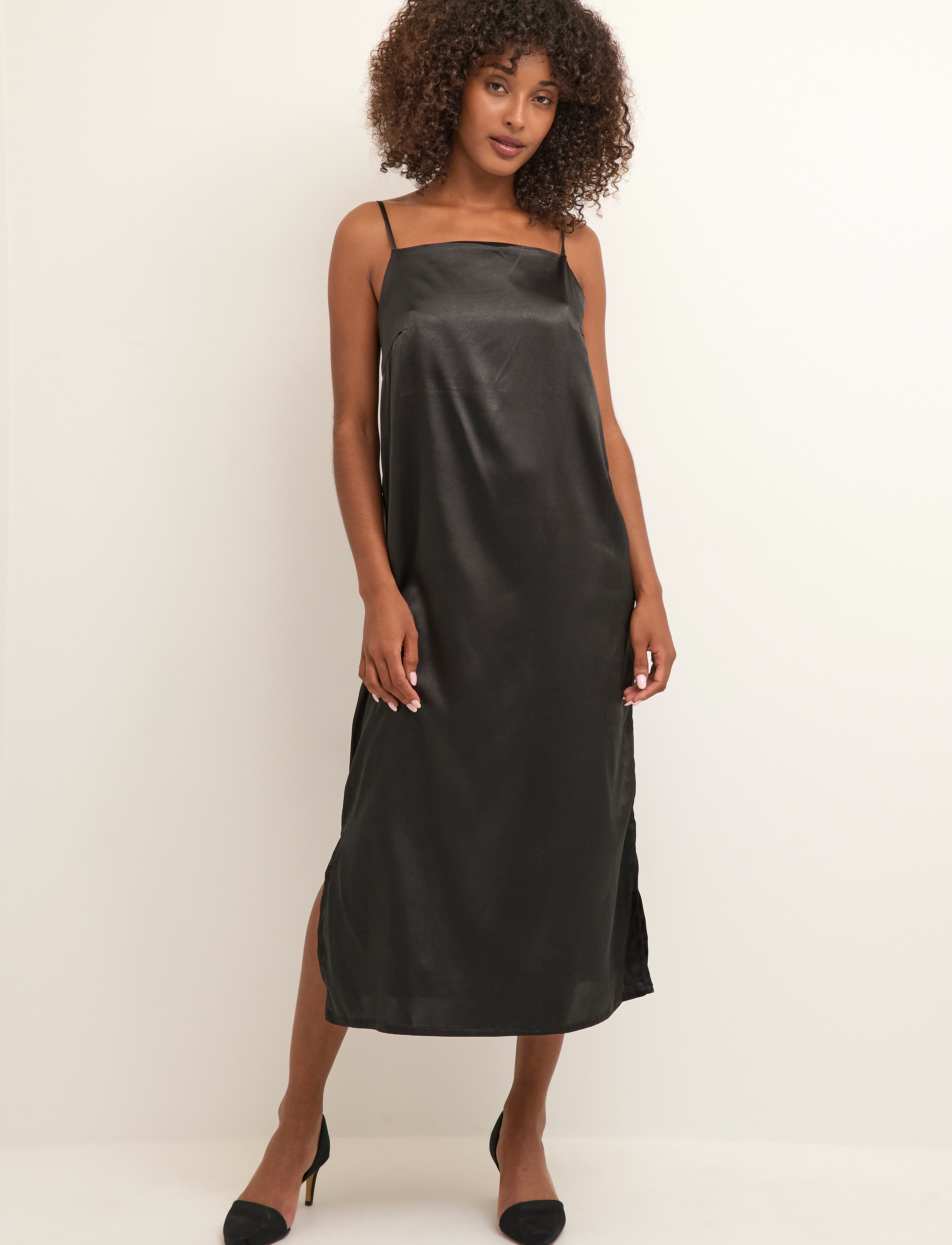 Kaffe - KAsally Dress - slip kjoler - black deep - 5