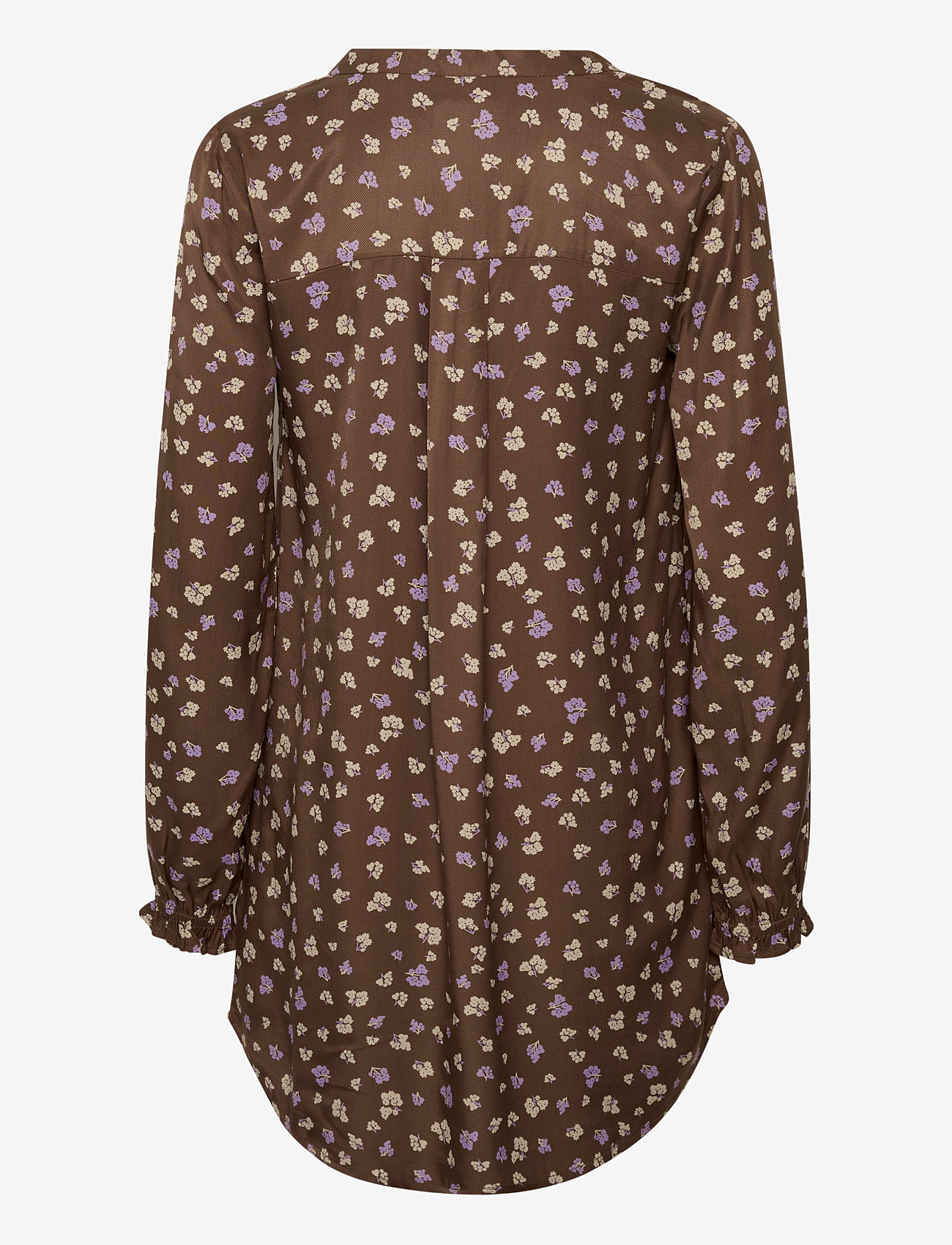 Kaffe - BPibbie Tunic - brown / purple flower print - 1