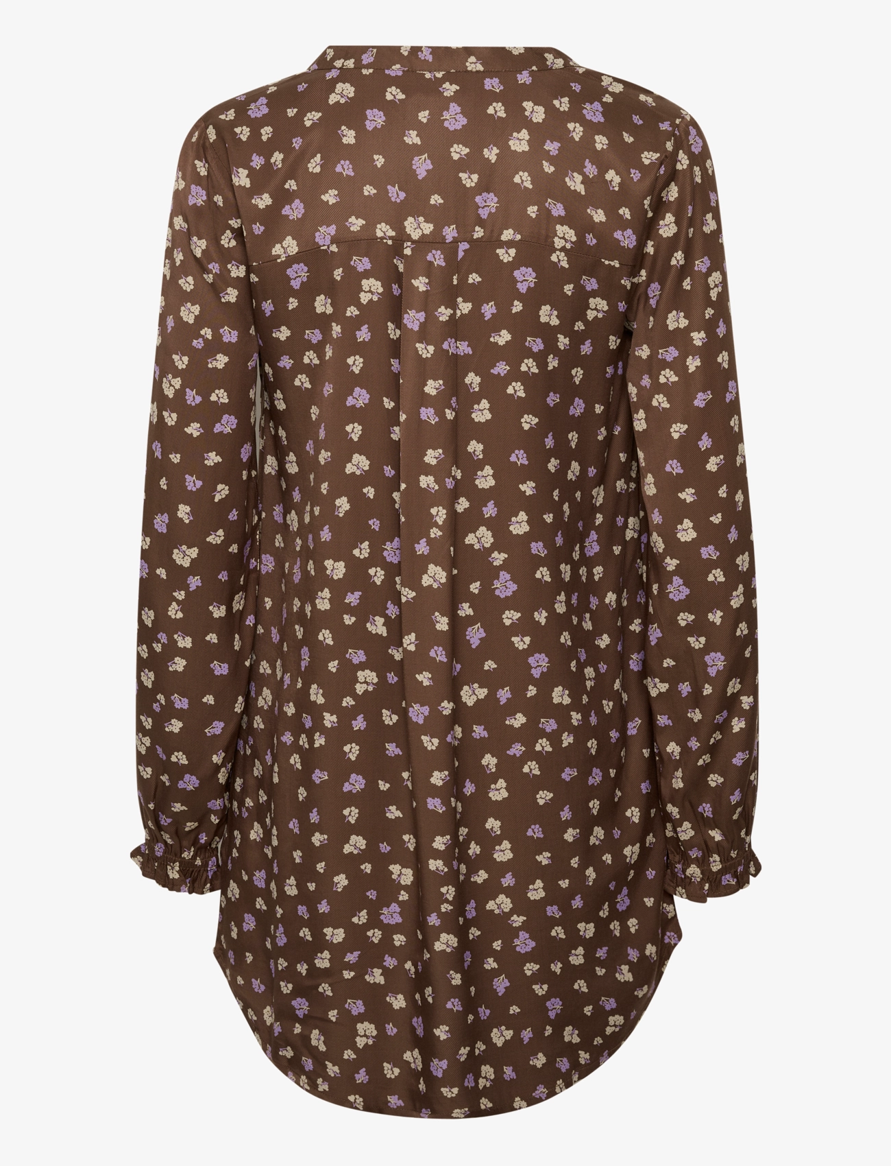 Kaffe - BPibbie Tunic - brown / purple flower print - 2