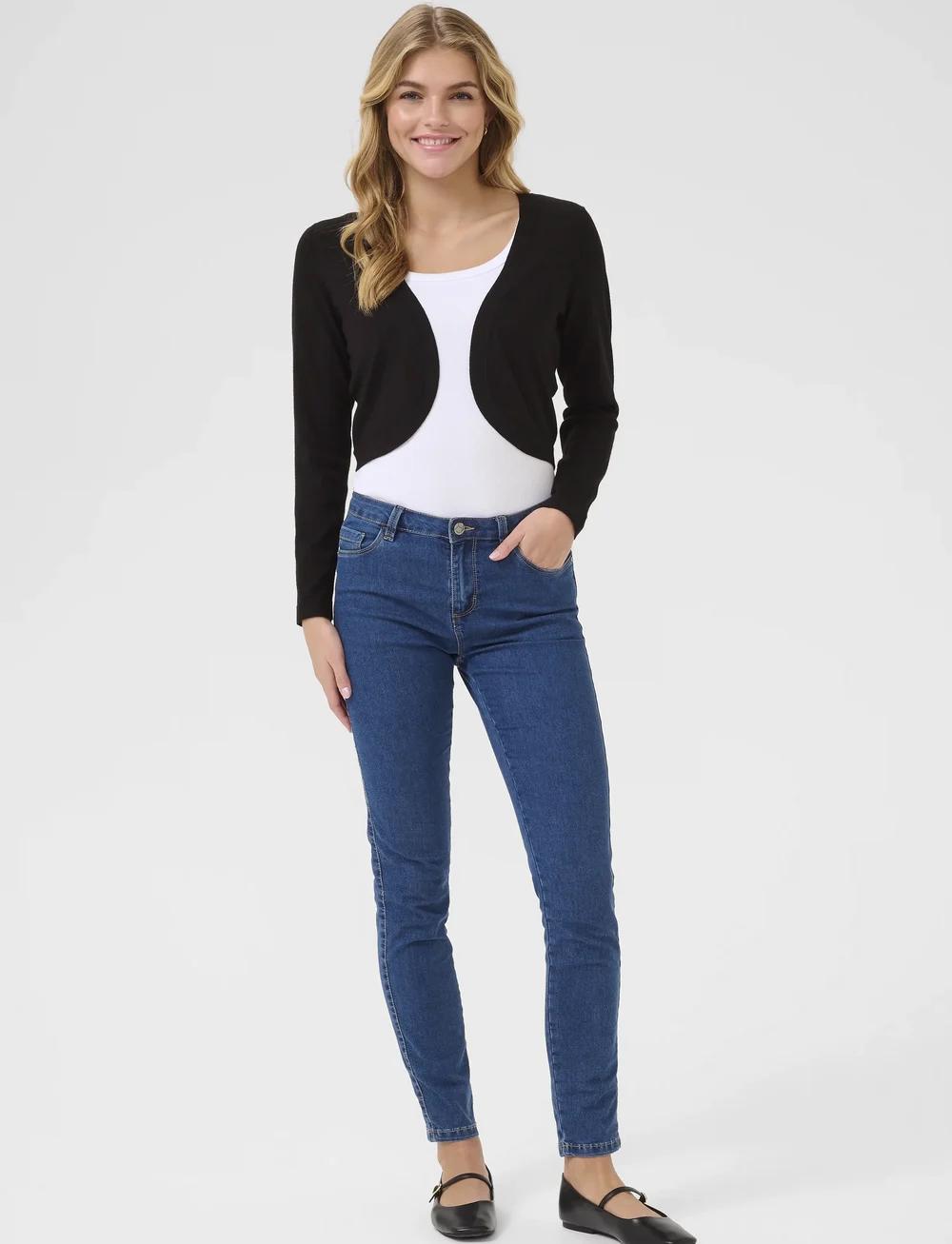 Kaffe - Astrid Bolero - koftor - black deep - 3