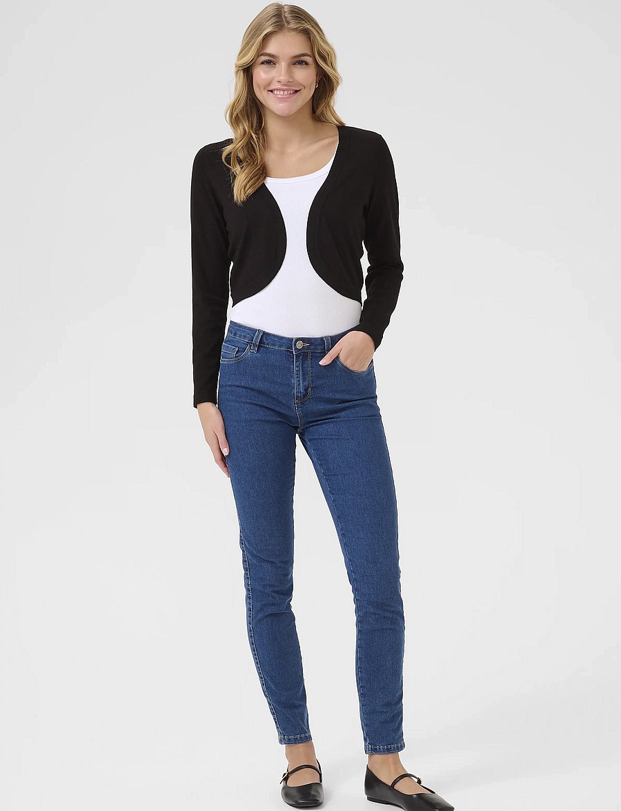Kaffe - Astrid Bolero - crop tops - black deep - 3