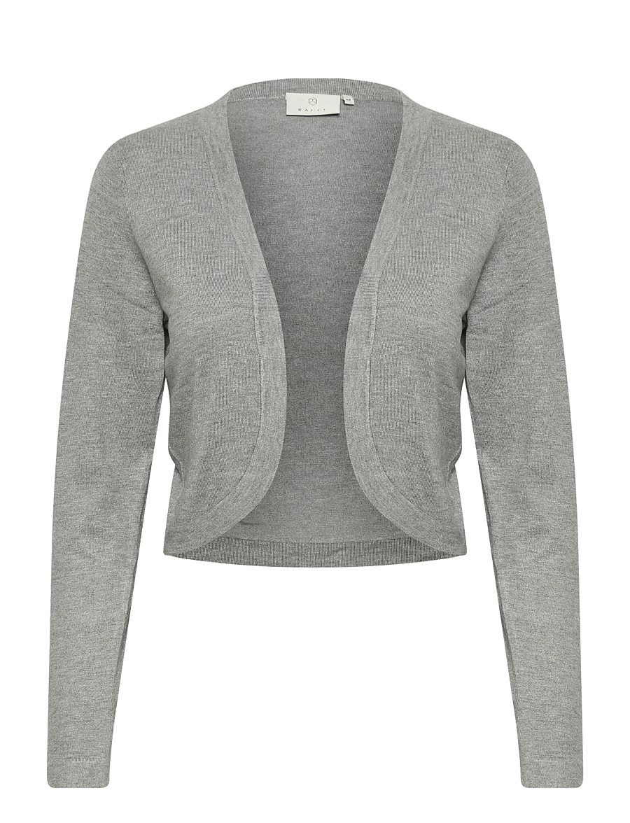 Kaffe - Astrid Bolero - nabapluusid - grey melange - 1