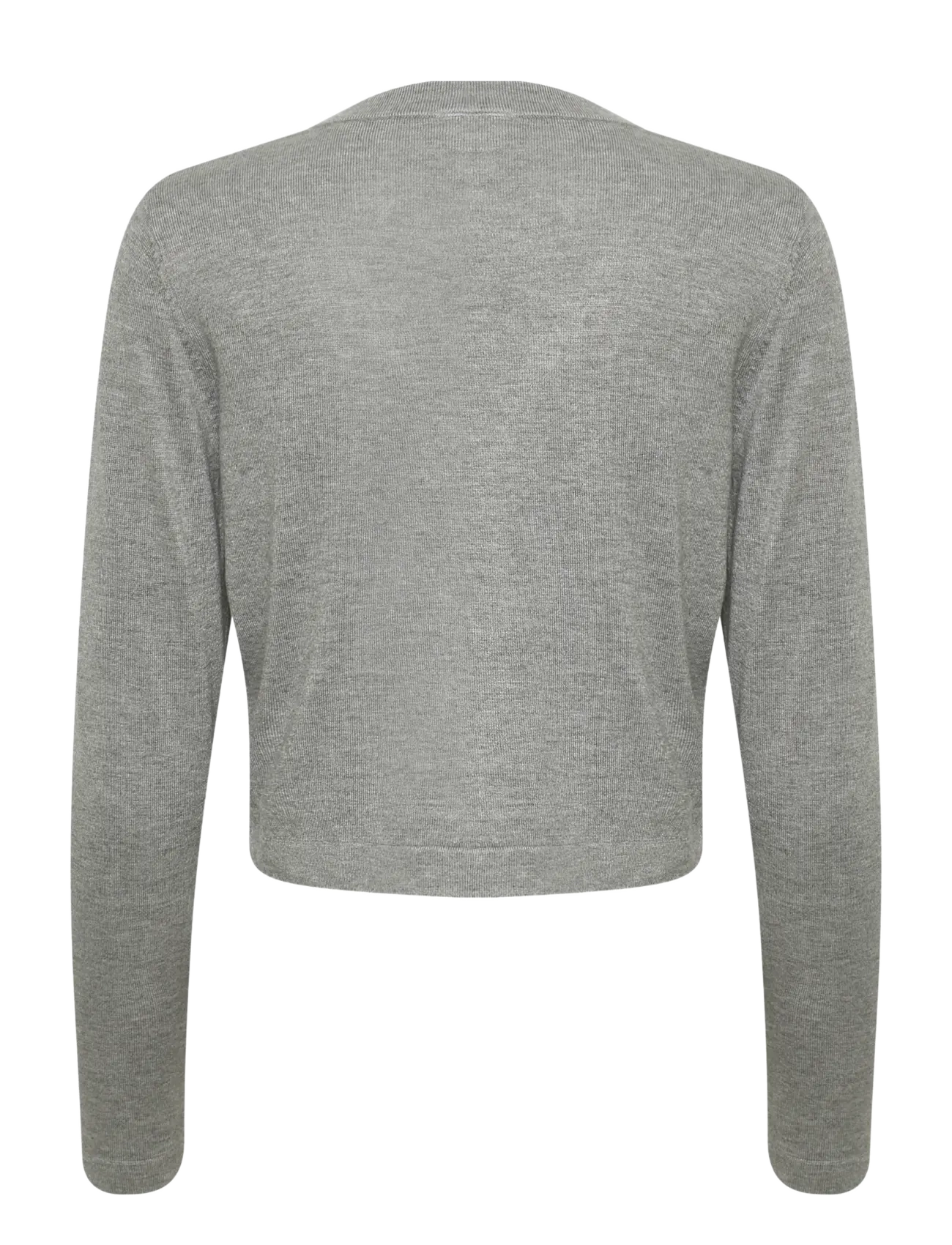 Kaffe - Astrid Bolero - crop tops - grey melange - 2