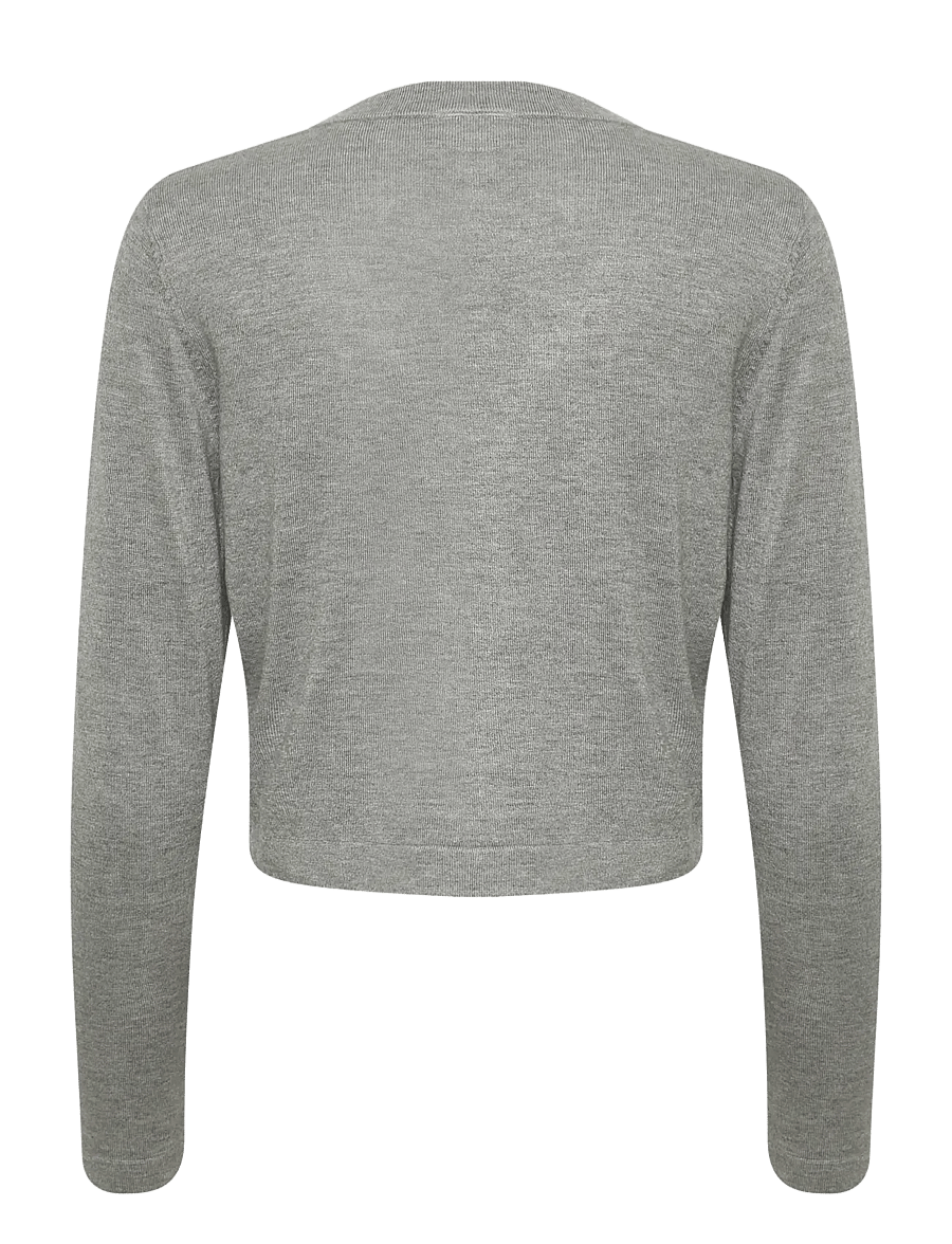 Kaffe - Astrid Bolero - nabapluusid - grey melange - 2