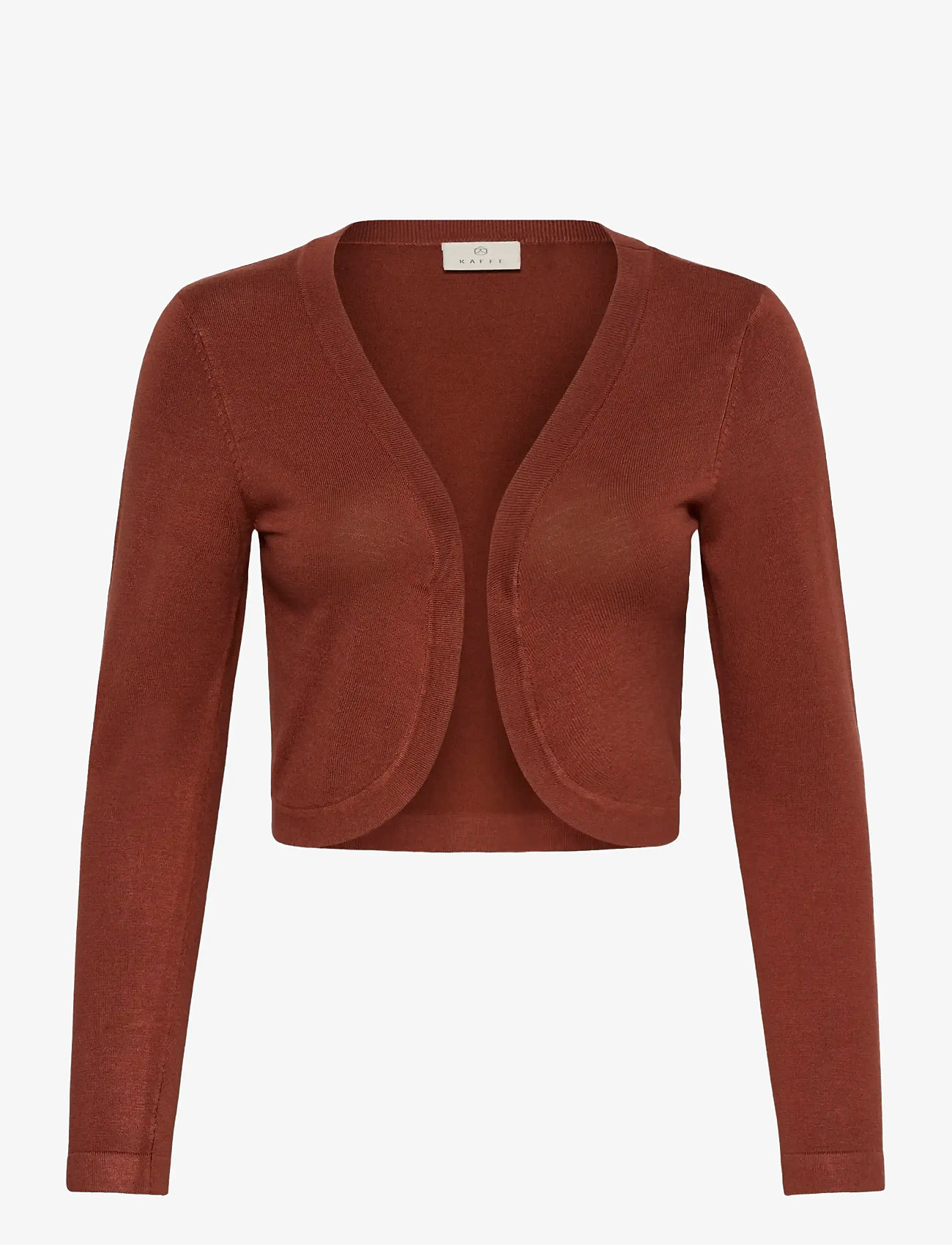 Kaffe - Astrid Bolero - crop tops - henna - 1