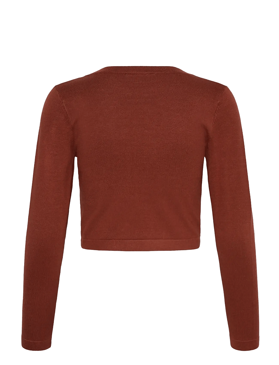 Kaffe - Astrid Bolero - crop tops - henna - 2