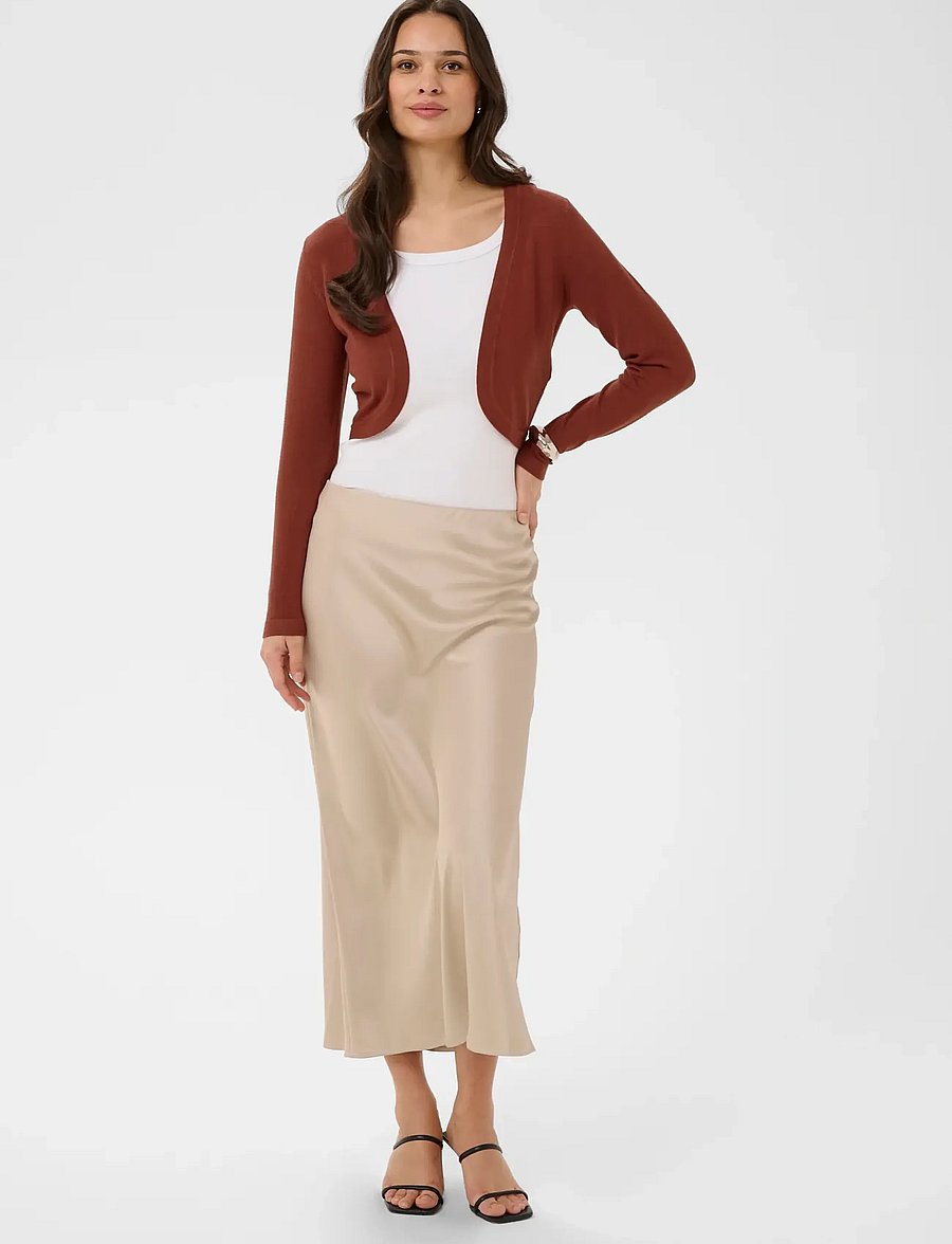 Kaffe - Astrid Bolero - crop tops - henna - 3