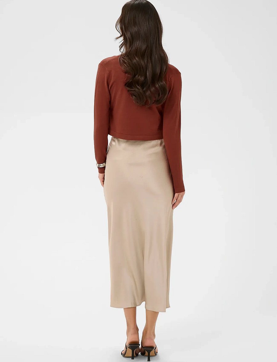 Kaffe - Astrid Bolero - crop tops - henna - 4
