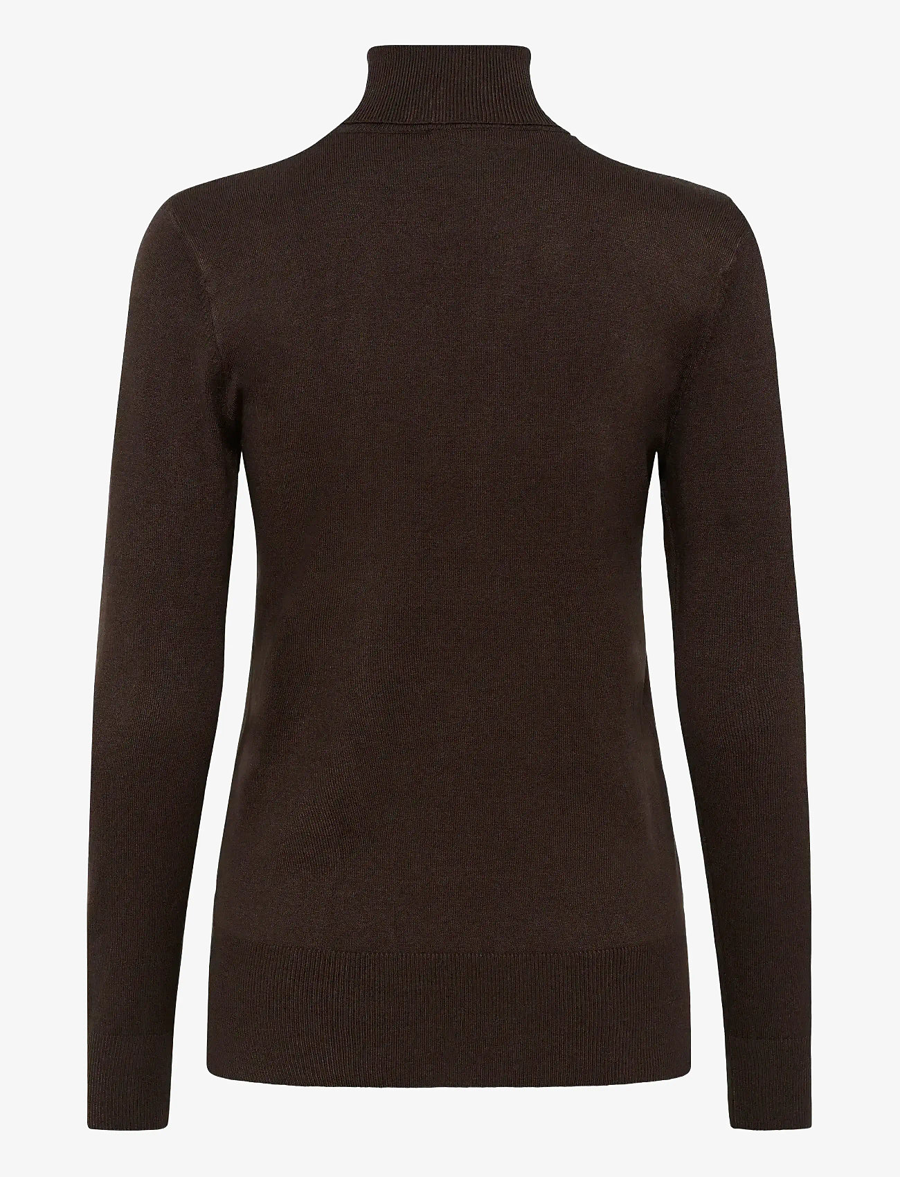 Kaffe - Astrid Roll Neck - efterårstøj - black coffee - 1