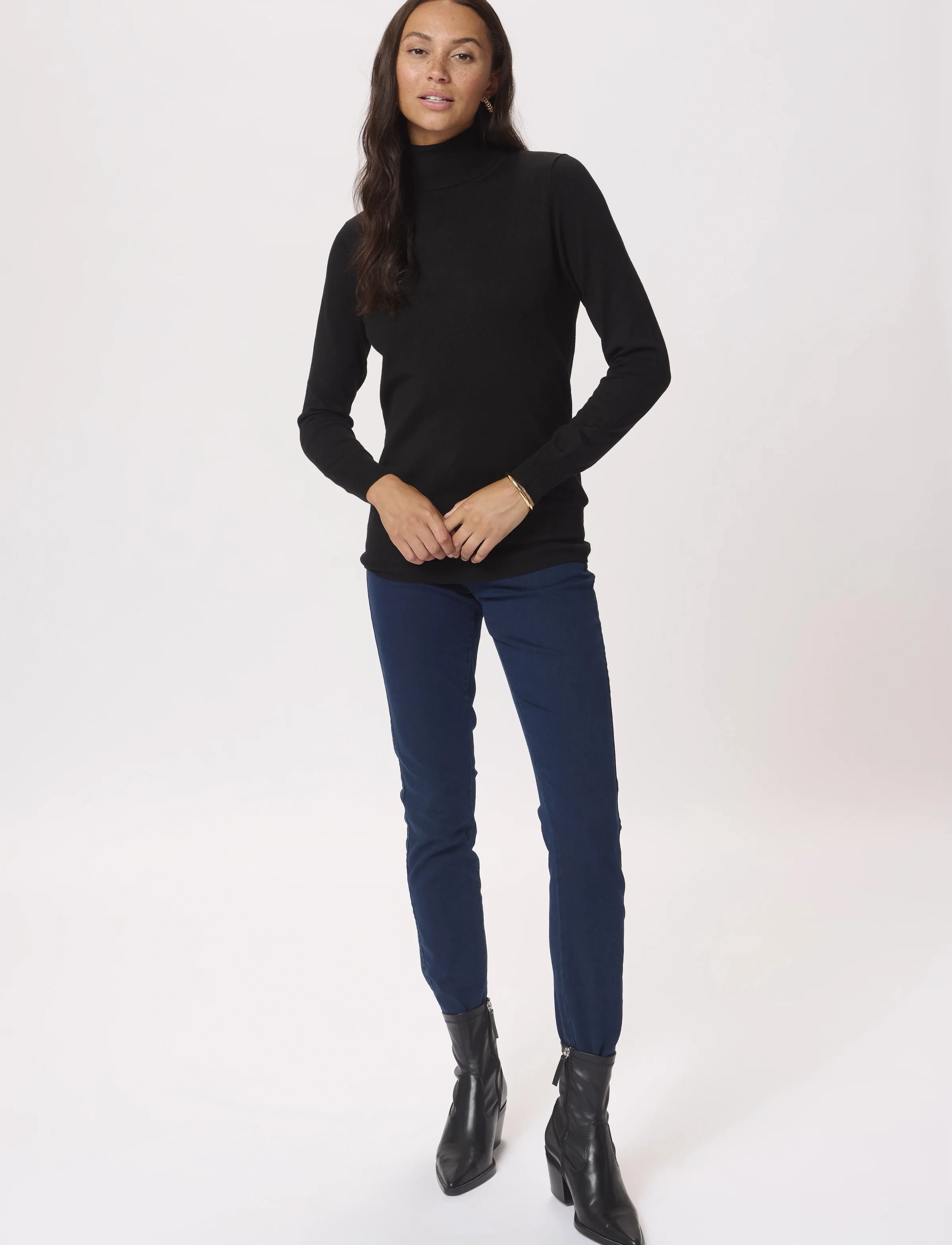 Kaffe - Astrid Roll Neck - rollkragenpullover - black deep - 3