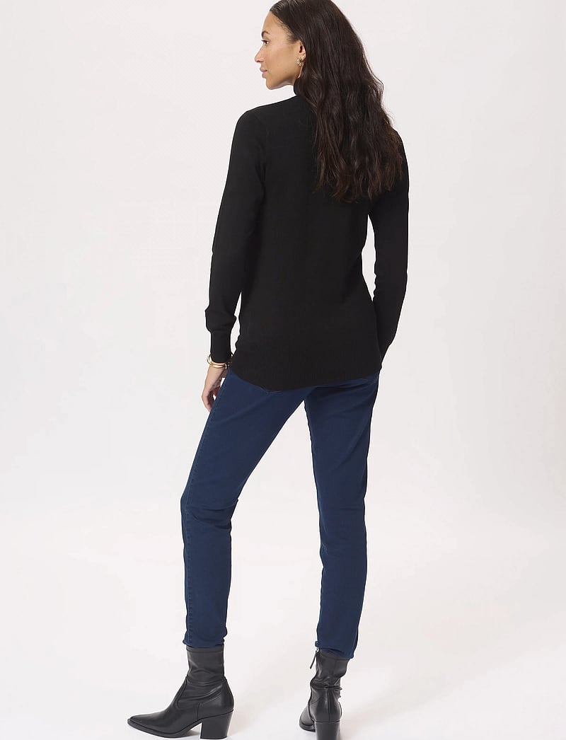 Kaffe - Astrid Roll Neck - rullekraver - black deep - 4