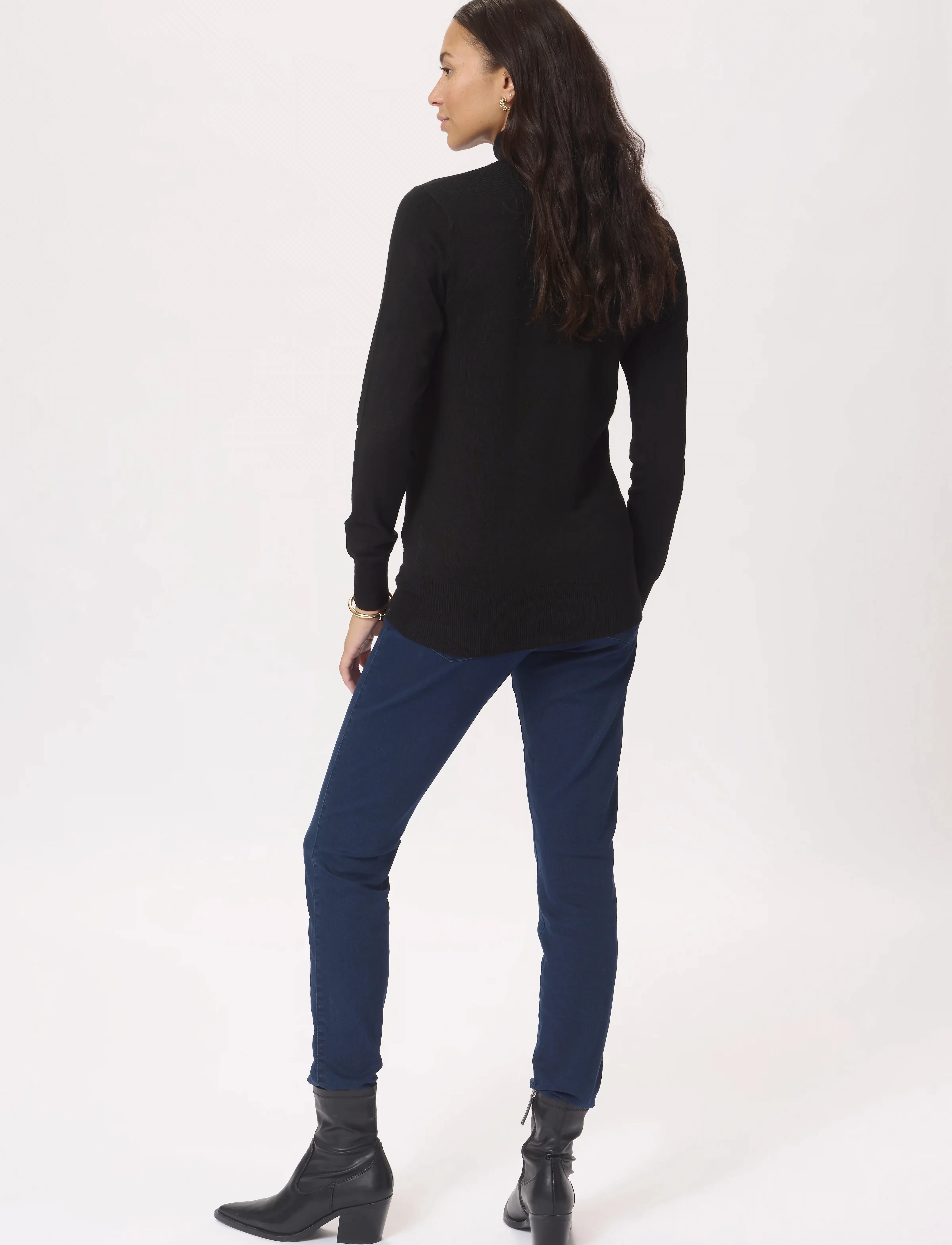 Kaffe - Astrid Roll Neck - rollkragenpullover - black deep - 4