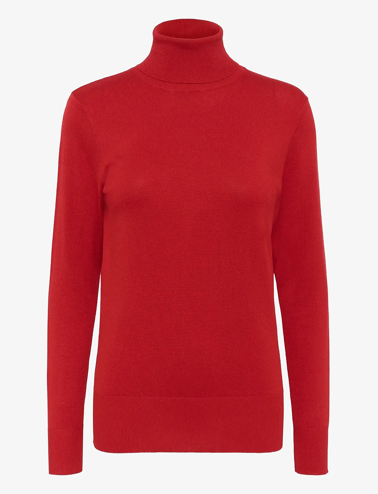 Kaffe - Astrid Roll Neck - laveste priser - haute red - 1