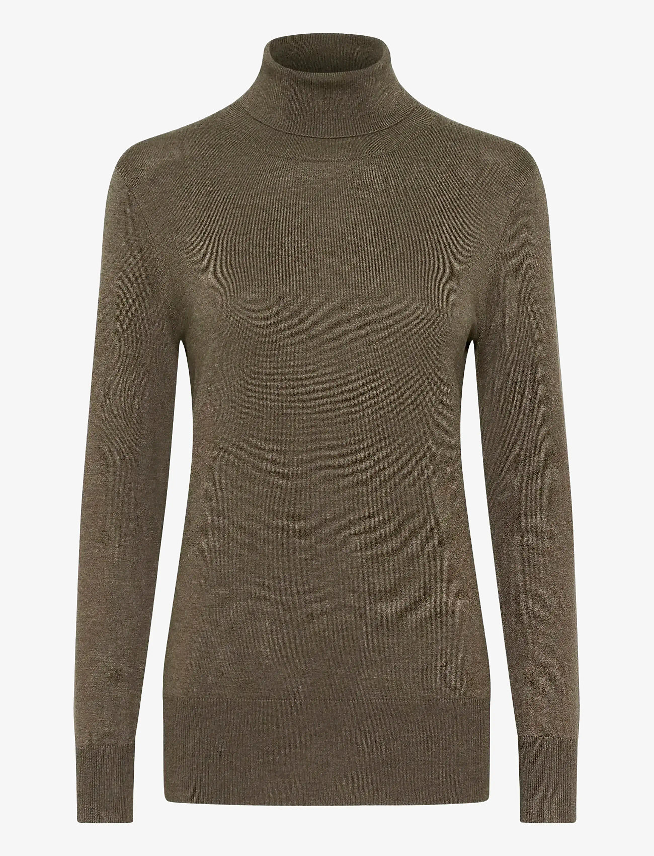 Kaffe - Astrid Roll Neck - höstkläder - morel melange - 0