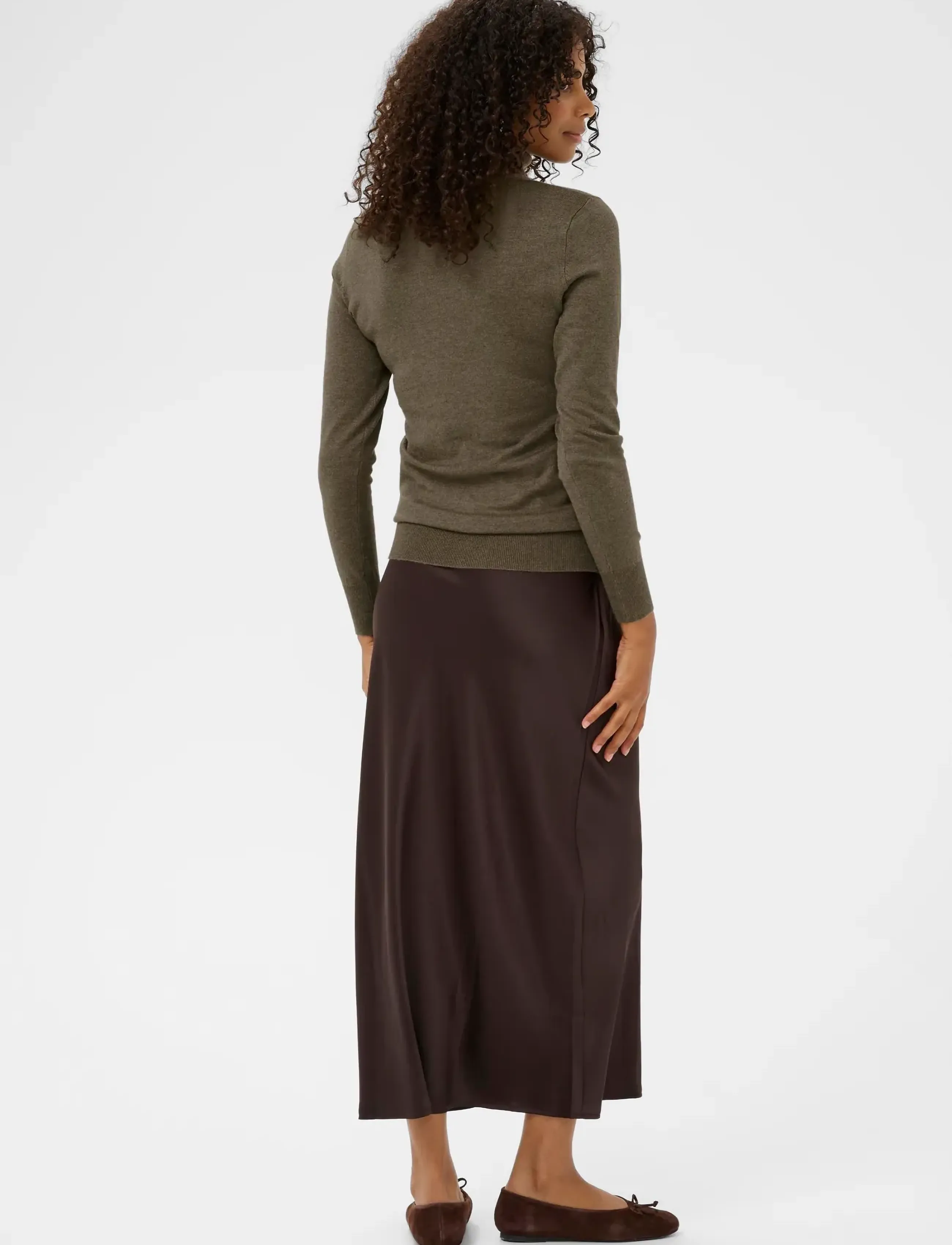 Kaffe - Astrid Roll Neck - herbstliche kleidung - morel melange - 3