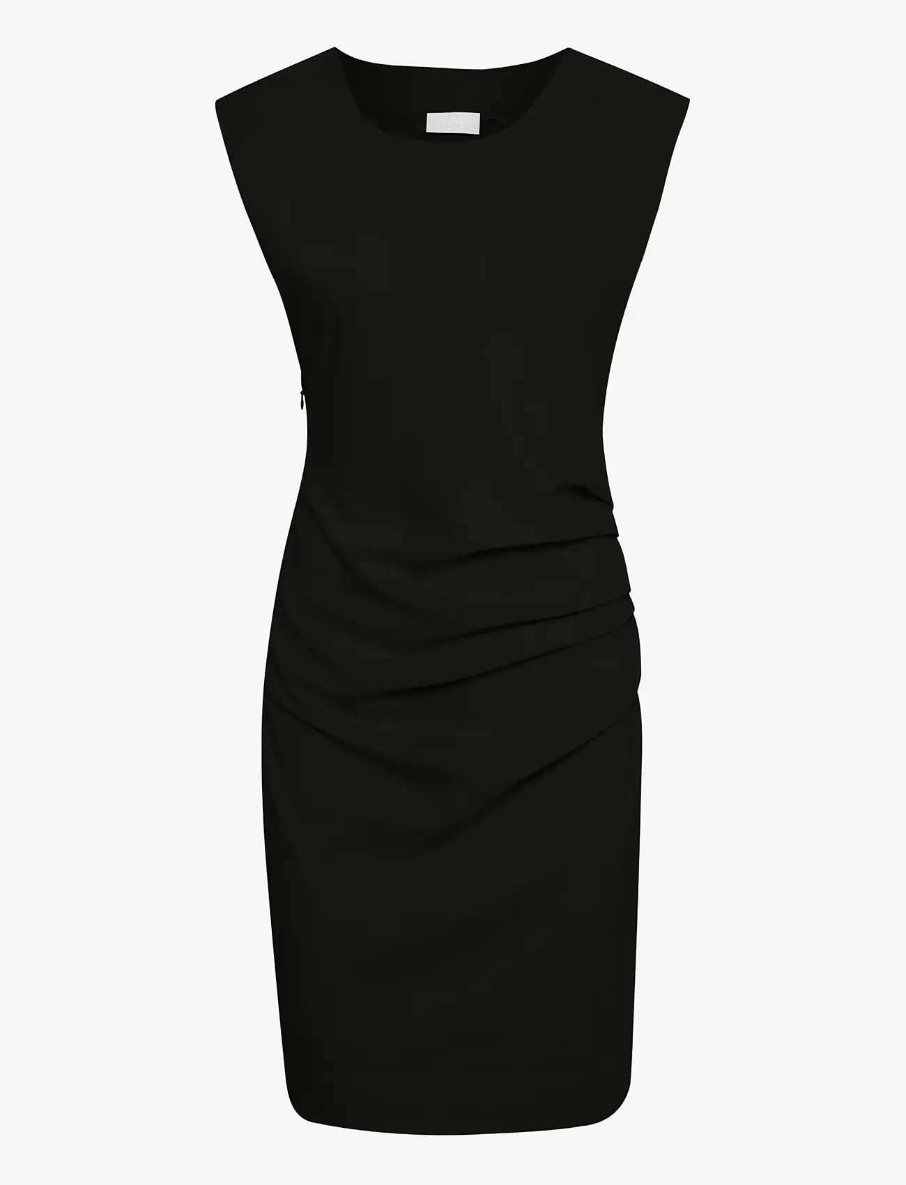 Kaffe - India Round-Neck Dress - etuikleider - black deep - 1