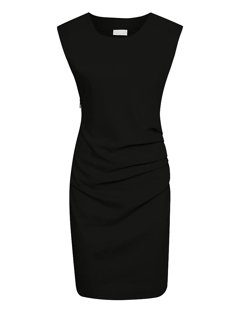 Kaffe - India Round-Neck Dress - etuikleider - black deep - 1