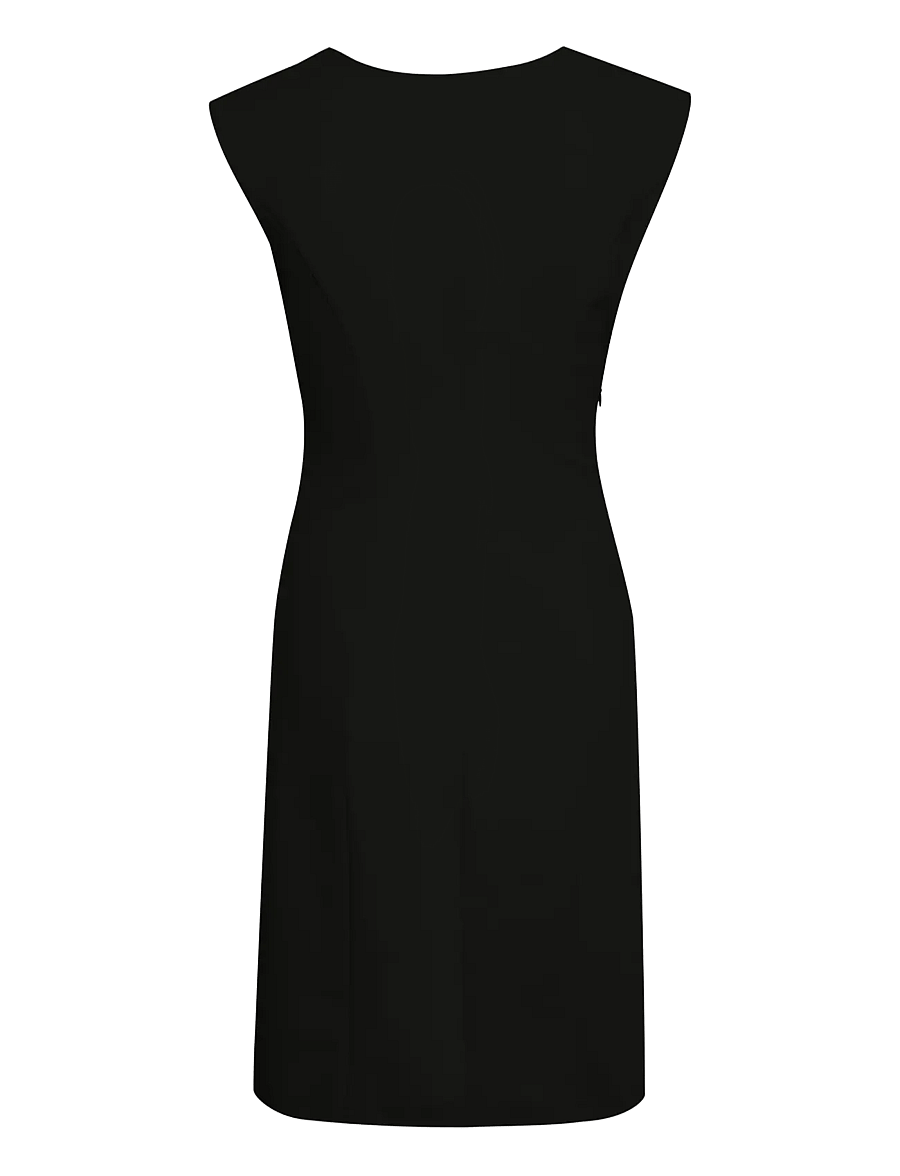 Kaffe - India Round-Neck Dress - etuikleider - black deep - 2