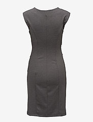 Kaffe - India Round-Neck Dress - bodycon dresses - dark grey melange - 1