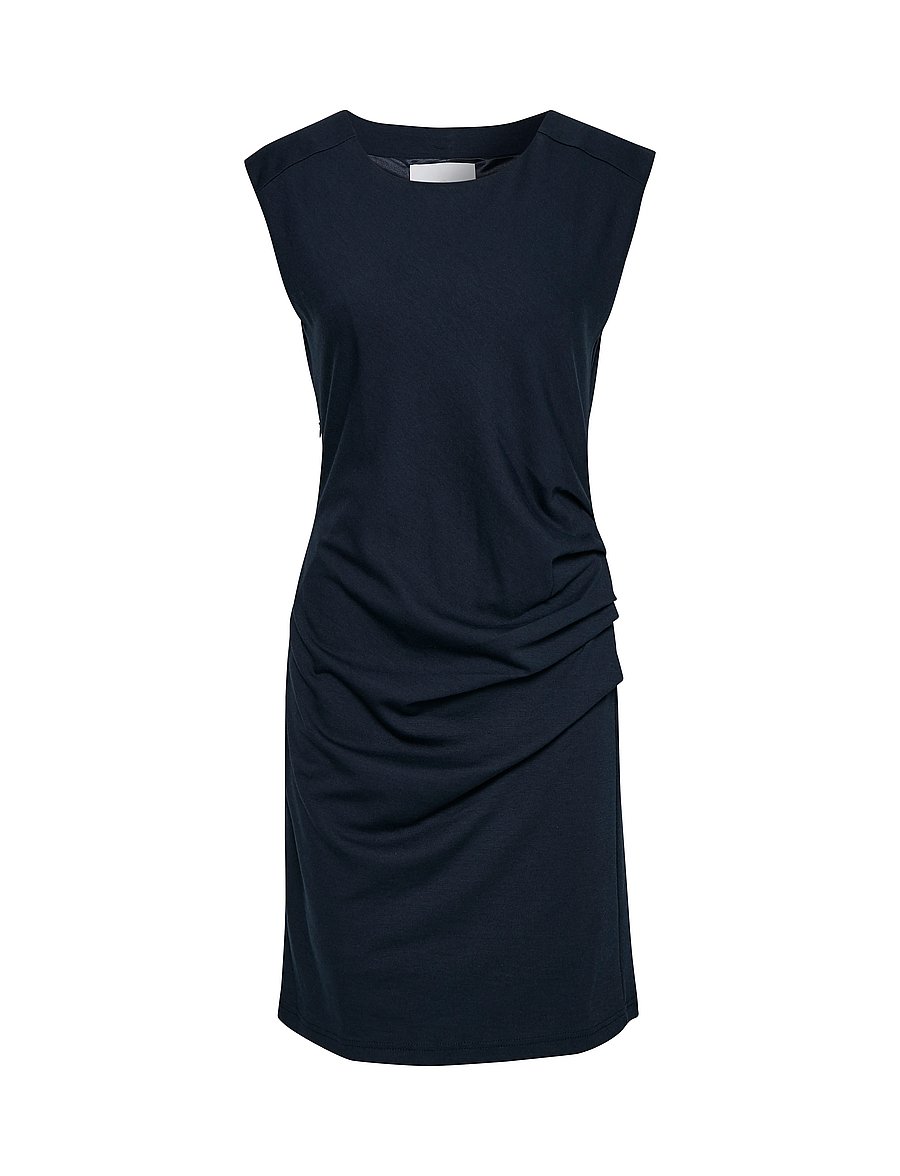 Kaffe - India Round-Neck Dress - etuikleider - midnight marine - 3