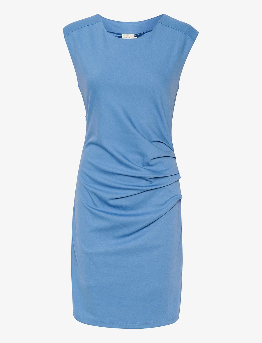 Kaffe - India Round-Neck Dress - fodralklänningar - quiet harbor - 1