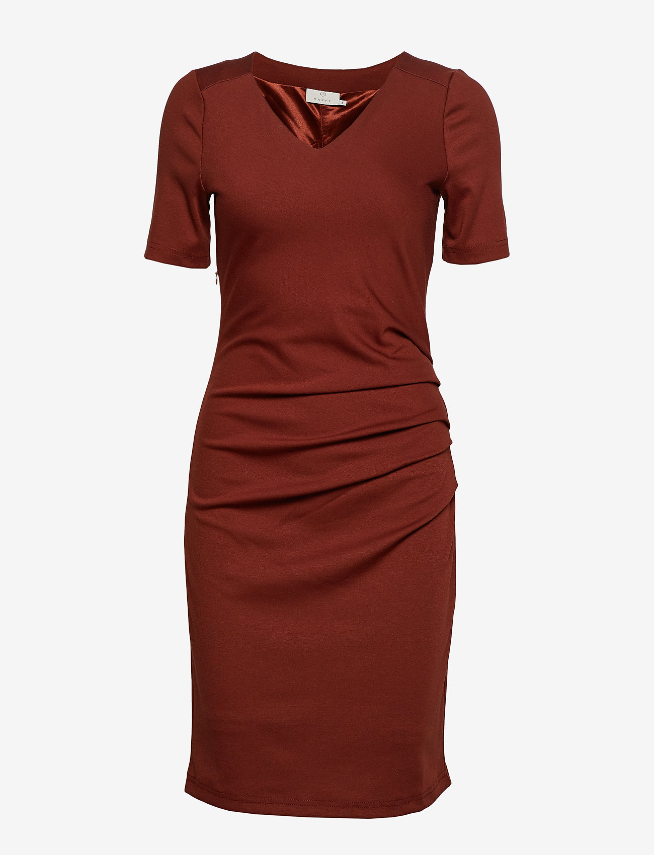 India V-Neck ½ Sleeve - CHERRY MAHOGANY