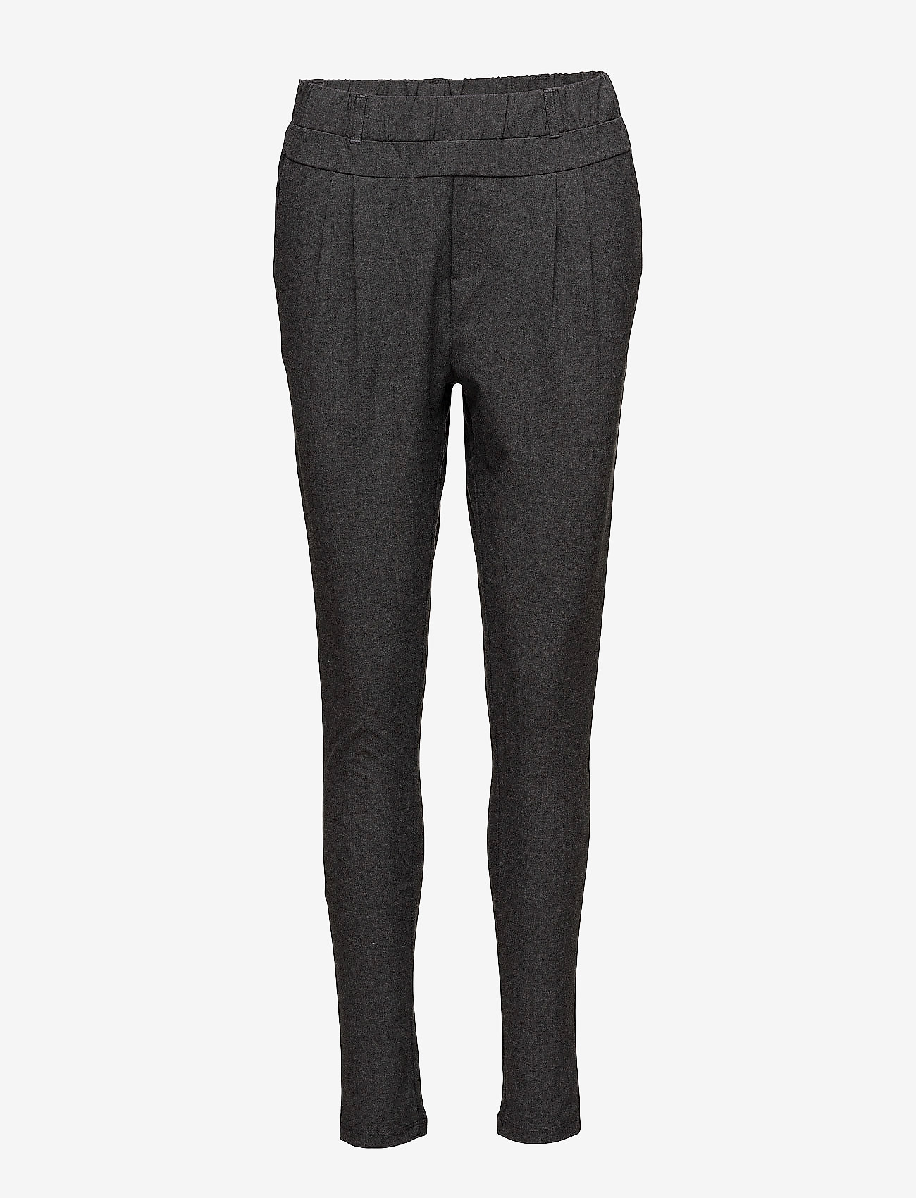 Kaffe - Jillian Pants - slim fit trousers - dark grey melange - 0