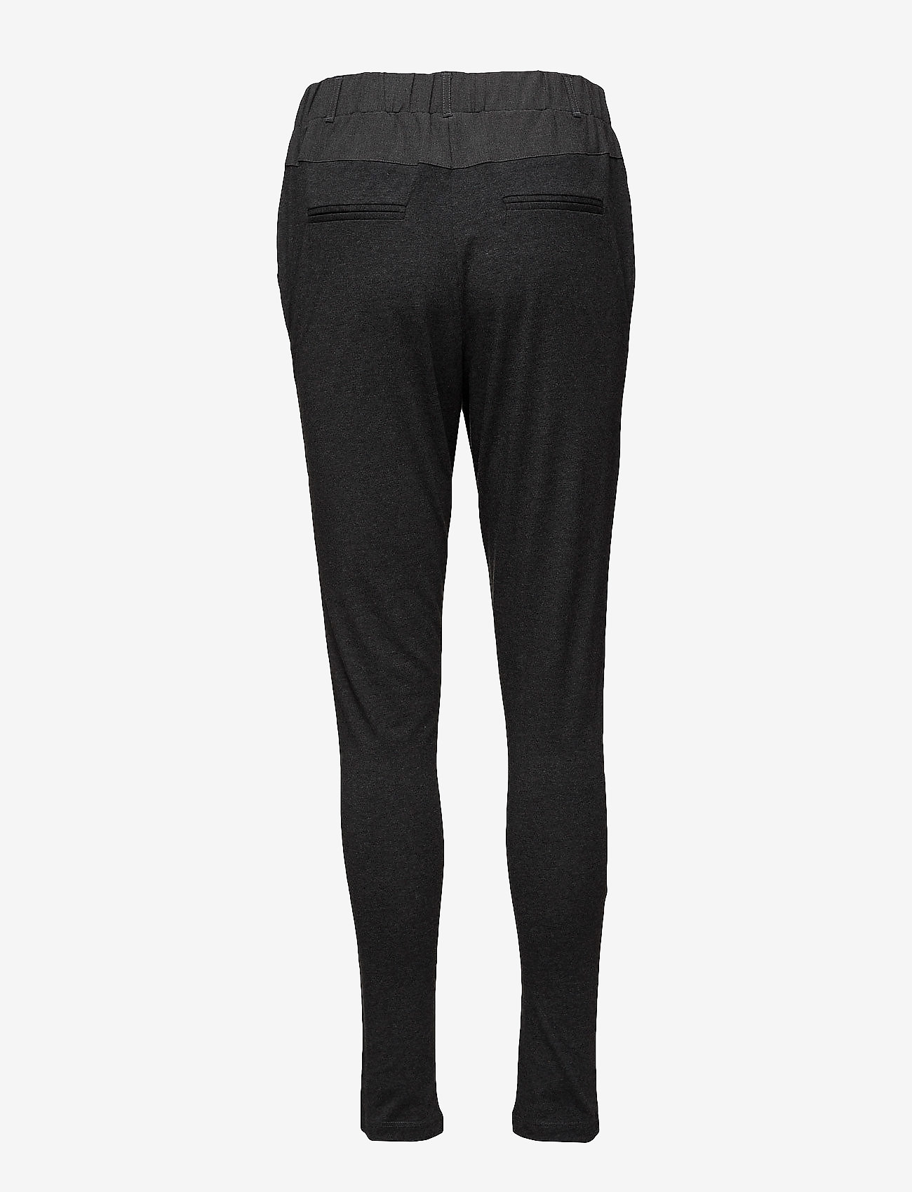 Kaffe - Jillian Pants - slim fit trousers - dark grey melange - 1