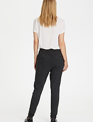 Kaffe - Jillian Pants - slim fit trousers - dark grey melange - 3